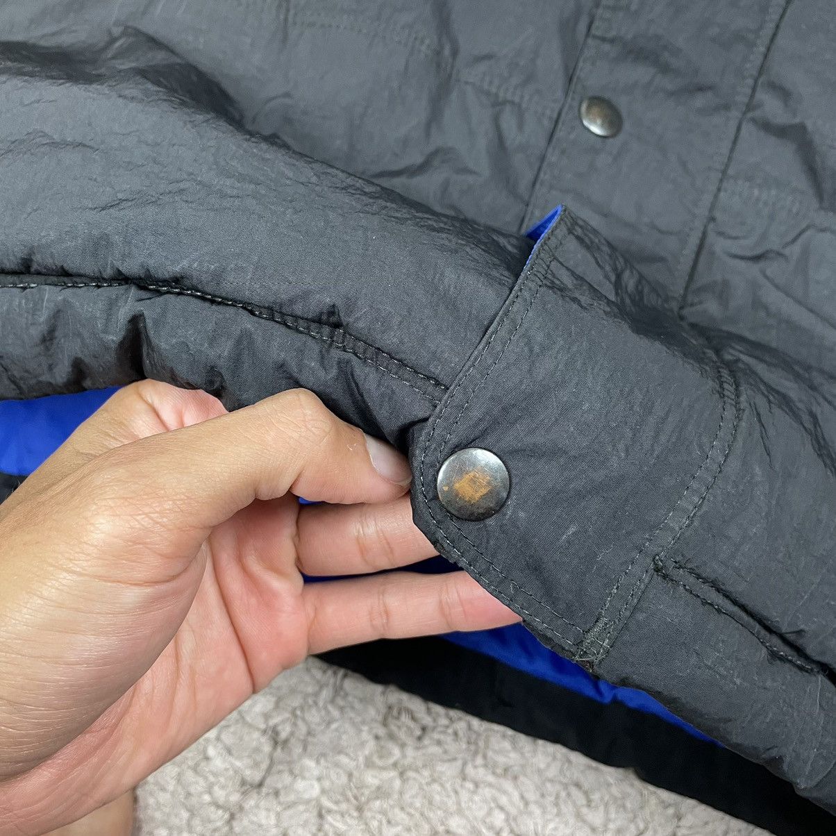 Nike × Vintage Vintage Nike Swoosh Kids Jacket Size US L / EU 52-54 / 3 - 18 Thumbnail