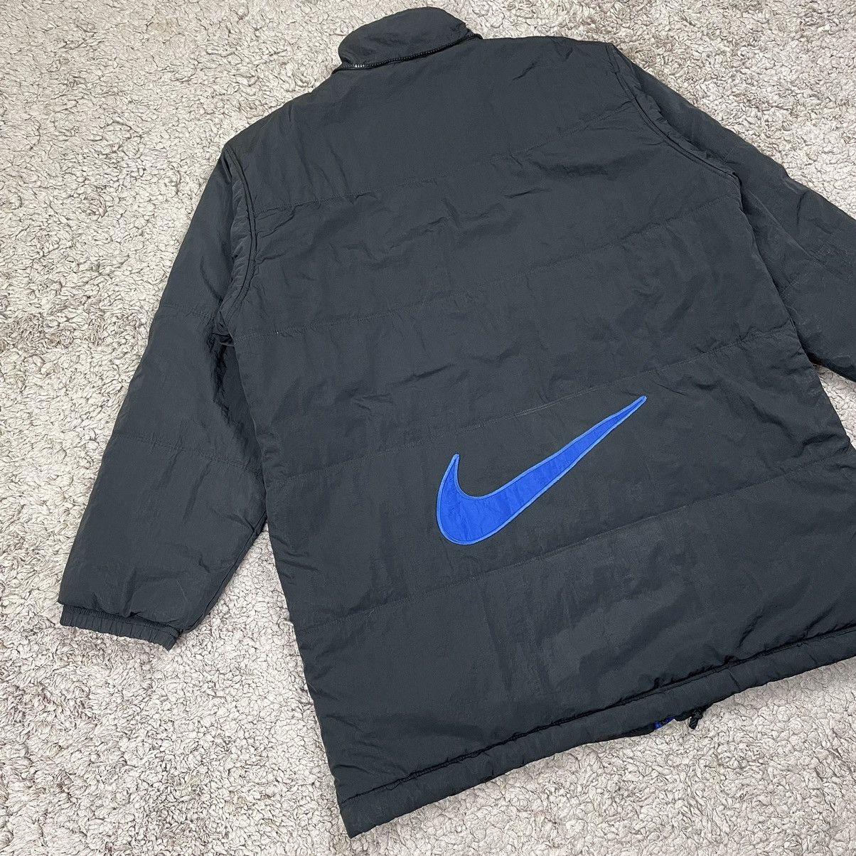 Nike × Vintage Vintage Nike Swoosh Kids Jacket Size US L / EU 52-54 / 3 - 3 Thumbnail