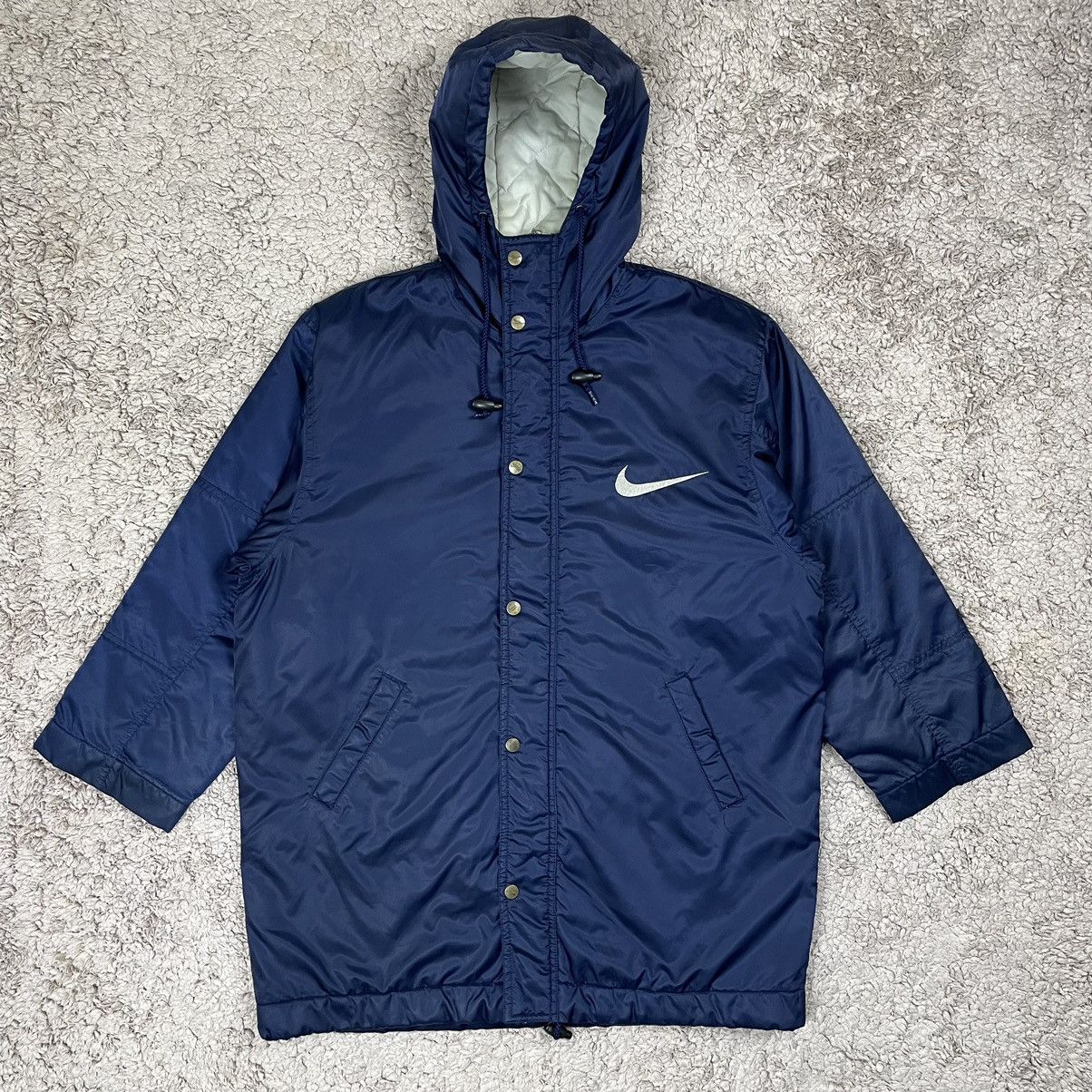 Nike × Vintage Vintage Nike Swoosh Logo Hoodie Jacket Size US L / EU 52-54 / 3 - 2 Thumbnail