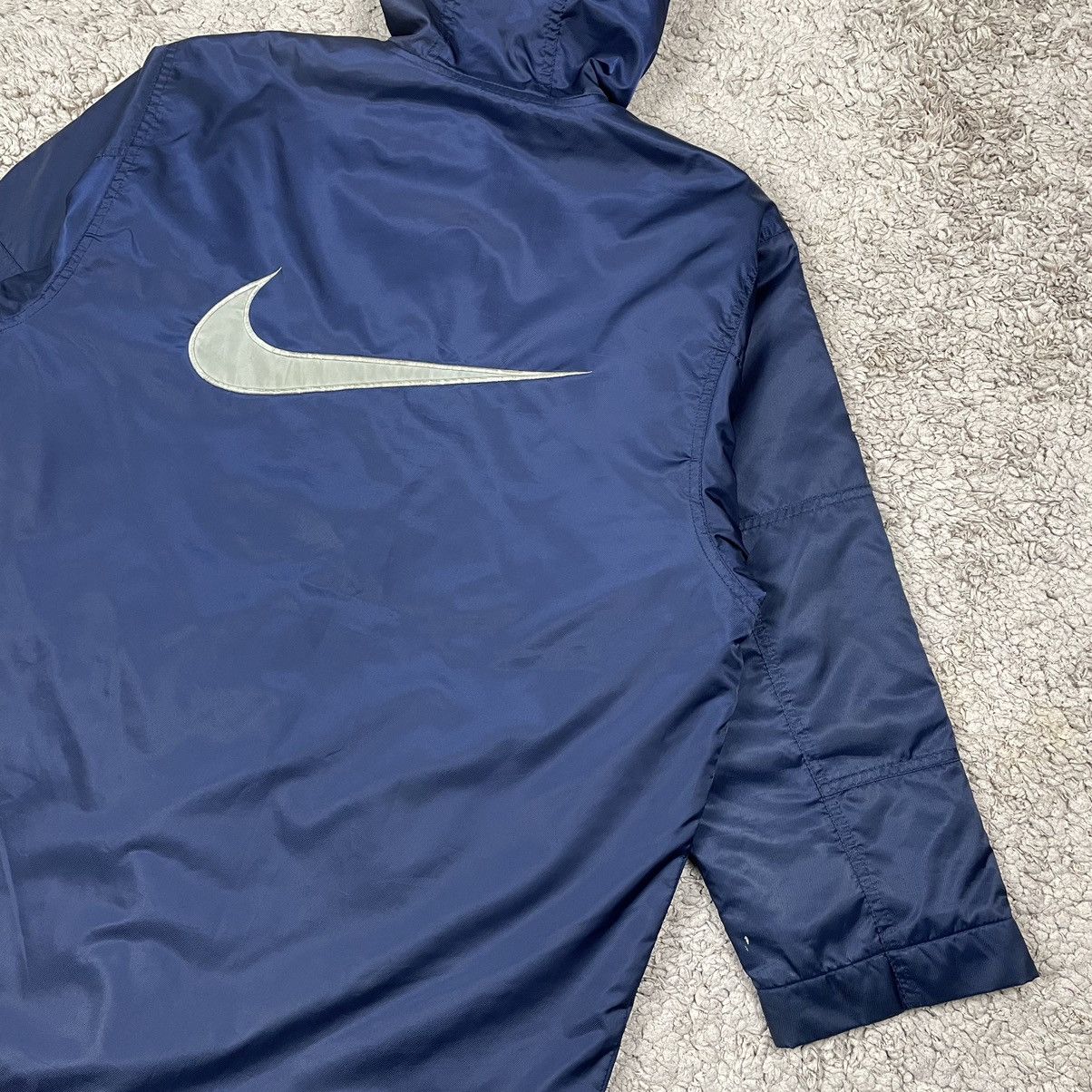 Nike × Vintage Vintage Nike Swoosh Logo Hoodie Jacket Size US L / EU 52-54 / 3 - 4 Thumbnail