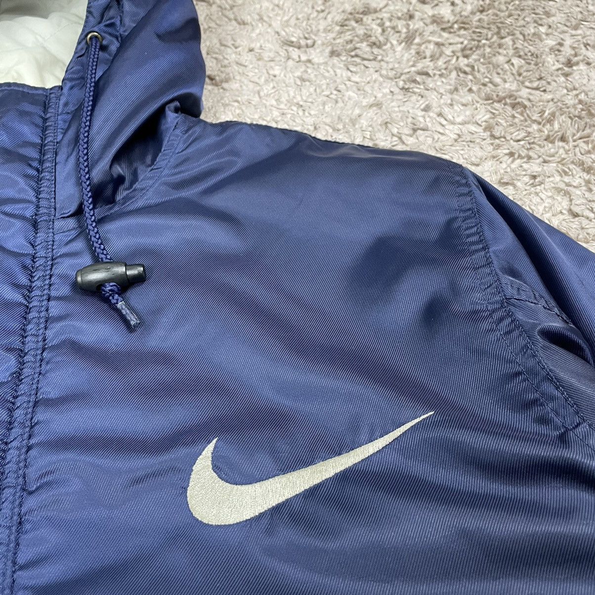 Nike × Vintage Vintage Nike Swoosh Logo Hoodie Jacket Size US L / EU 52-54 / 3 - 11 Thumbnail