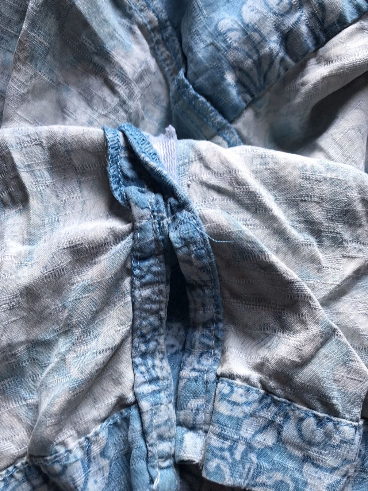 Vintage PURE TEXTURED SILK SUMMER SHIRT Size US M / EU 48-50 / 2 - 5 Thumbnail