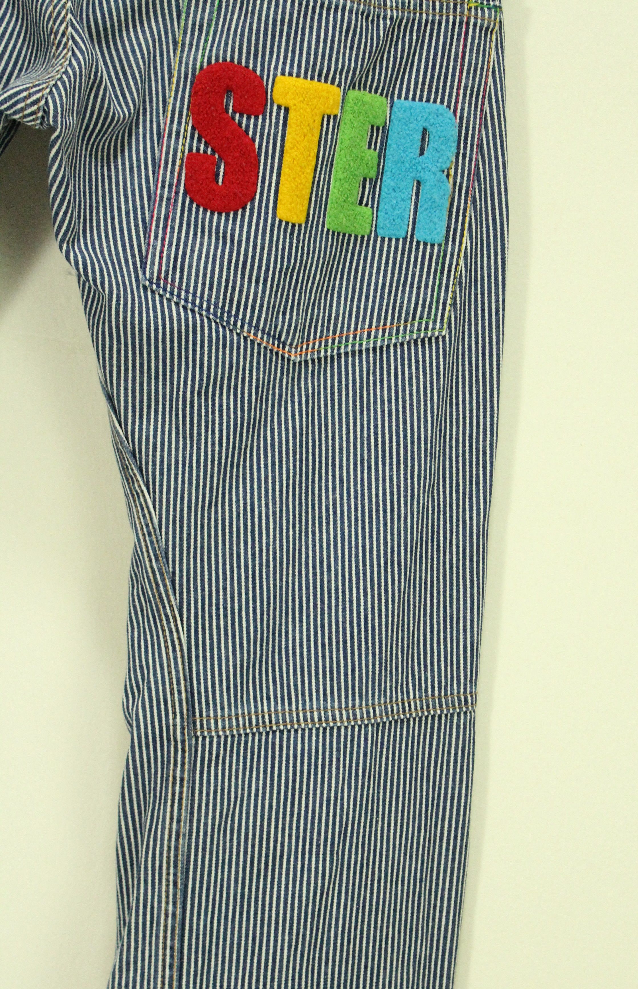 Ed Hardy × In The Attic × Tornado Mart SICK 🔥 Double Waist Hickory Pants RIMASTER Rainbow Logo Size US 32 / EU 48 - 11 Thumbnail