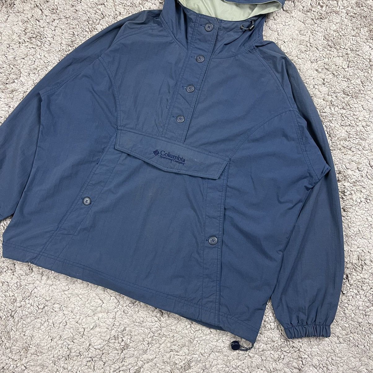 Columbia × Vintage Vintage Faded Columbia Half Button Hoodie Jacket Size US L / EU 52-54 / 3 - 4 Thumbnail