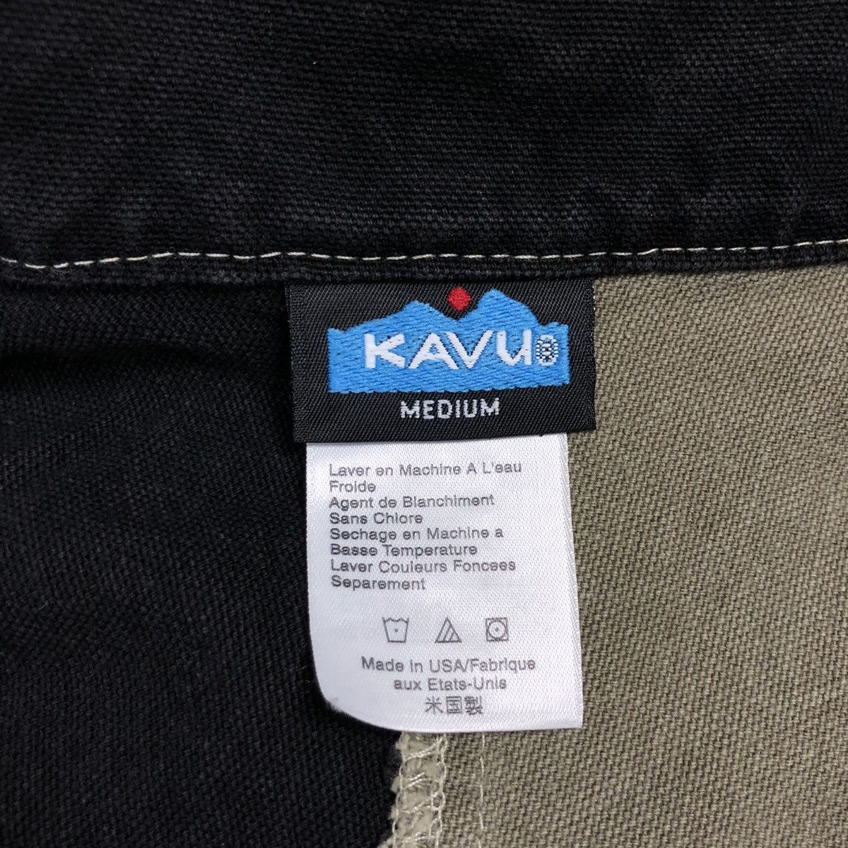 KAVU × Vintage Vintage KAVU Workwear Halfzipper Jacket Size US M / EU 48-50 / 2 - 14 Thumbnail