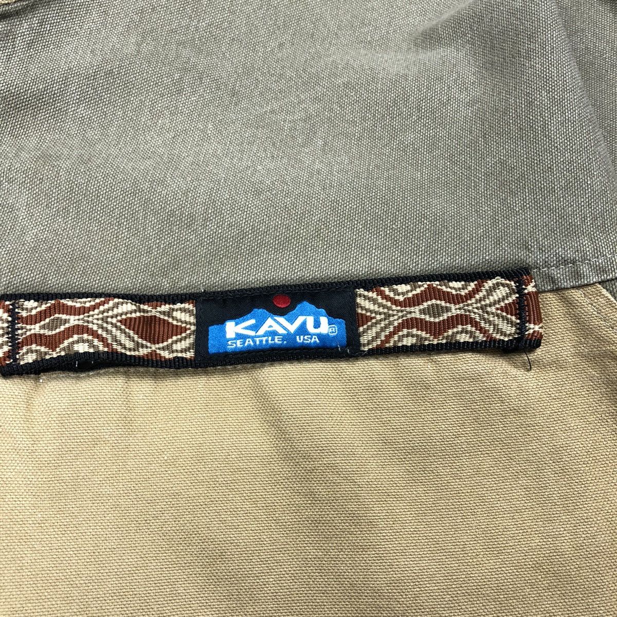KAVU × Vintage Vintage KAVU Workwear Halfzipper Jacket Size US M / EU 48-50 / 2 - 10 Thumbnail