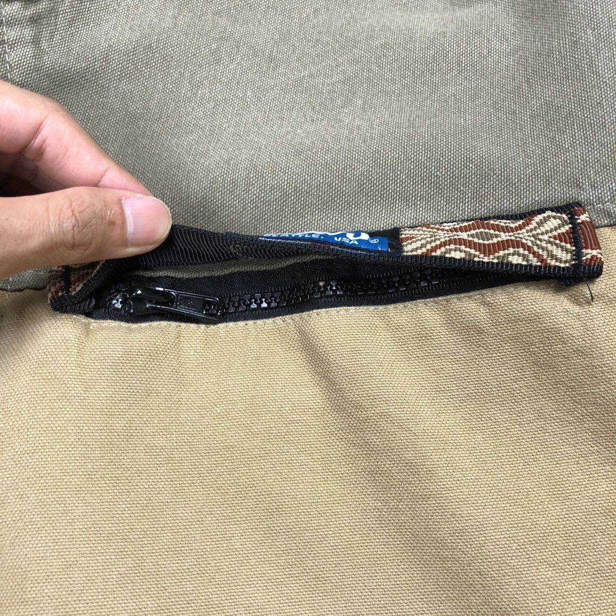 KAVU × Vintage Vintage KAVU Workwear Halfzipper Jacket Size US M / EU 48-50 / 2 - 11 Thumbnail