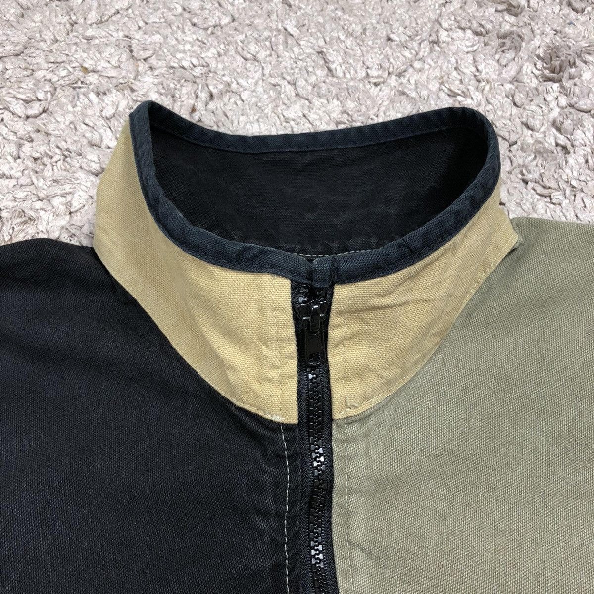 KAVU × Vintage Vintage KAVU Workwear Halfzipper Jacket Size US M / EU 48-50 / 2 - 7 Thumbnail