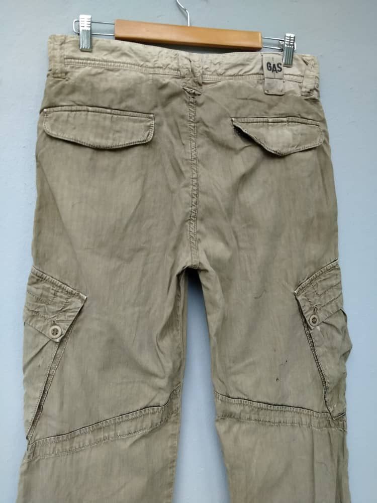 GAS Vintage Multi Pocket Gas Cargo Trousers Pant Size US 33 - 6 Thumbnail