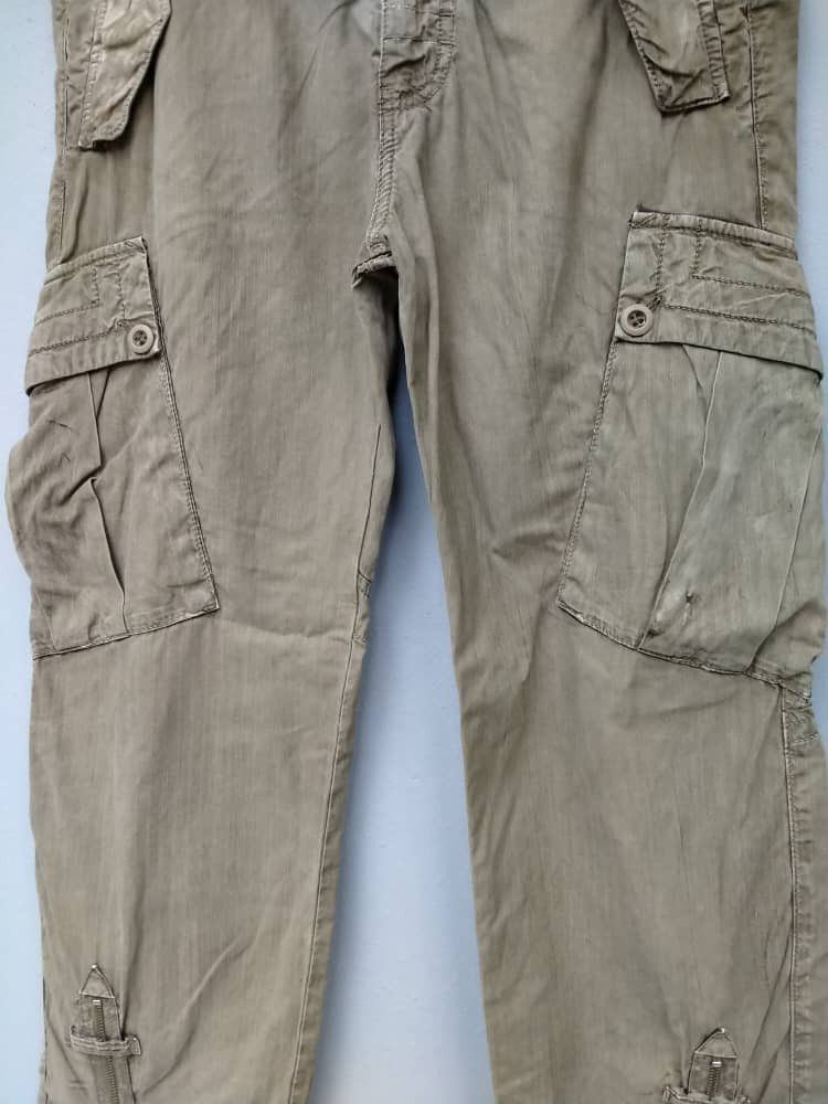 GAS Vintage Multi Pocket Gas Cargo Trousers Pant Size US 33 - 4 Thumbnail