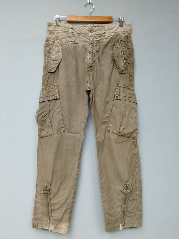 GAS Vintage Multi Pocket Gas Cargo Trousers Pant Size US 33 - 2 Thumbnail
