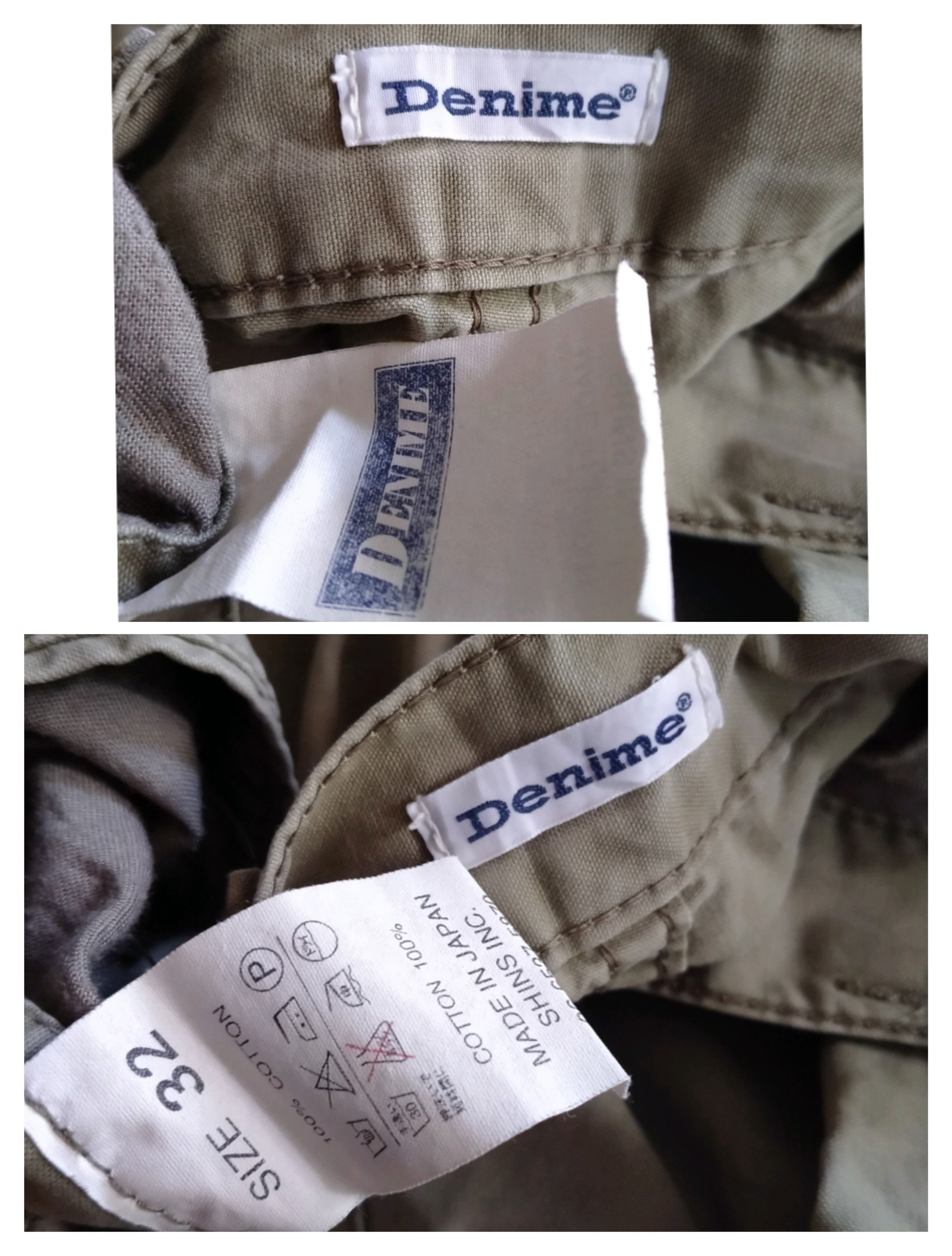 Denime Japanese Brand Denime Military Cargo Trouser Pant Size US 33 - 12 Thumbnail