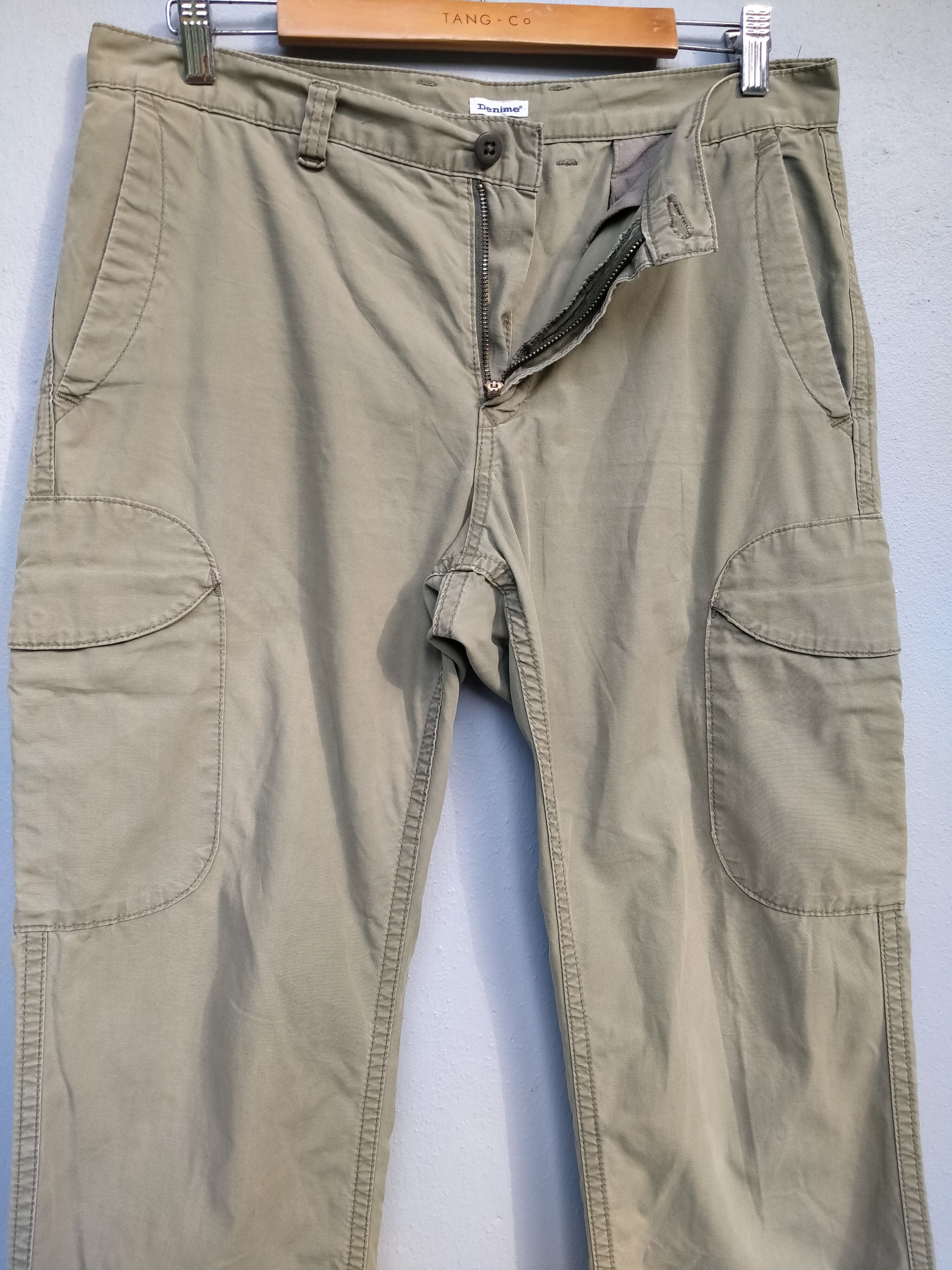 Denime Japanese Brand Denime Military Cargo Trouser Pant Size US 33 - 6 Thumbnail