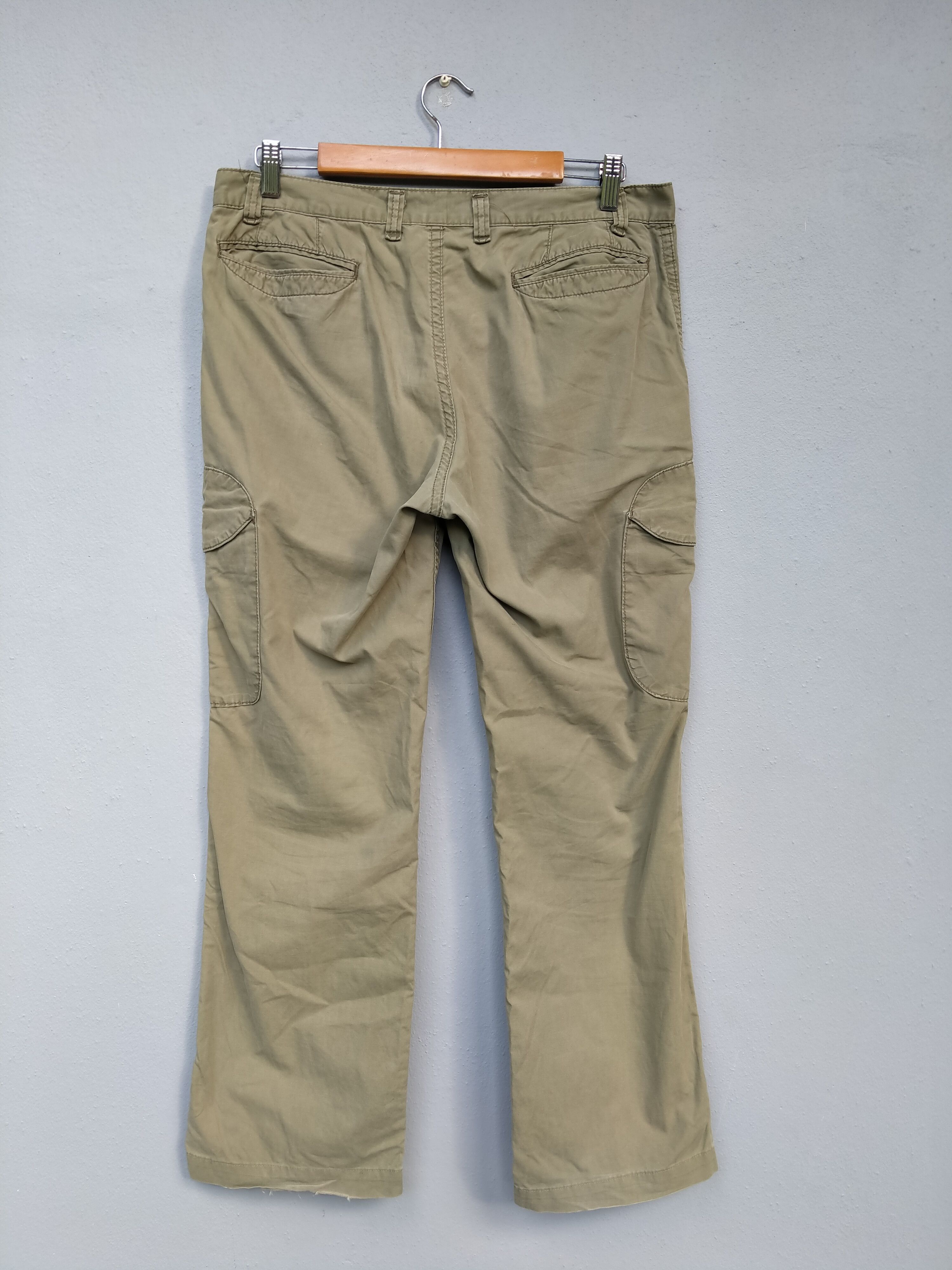 Denime Japanese Brand Denime Military Cargo Trouser Pant Size US 33 - 3 Thumbnail