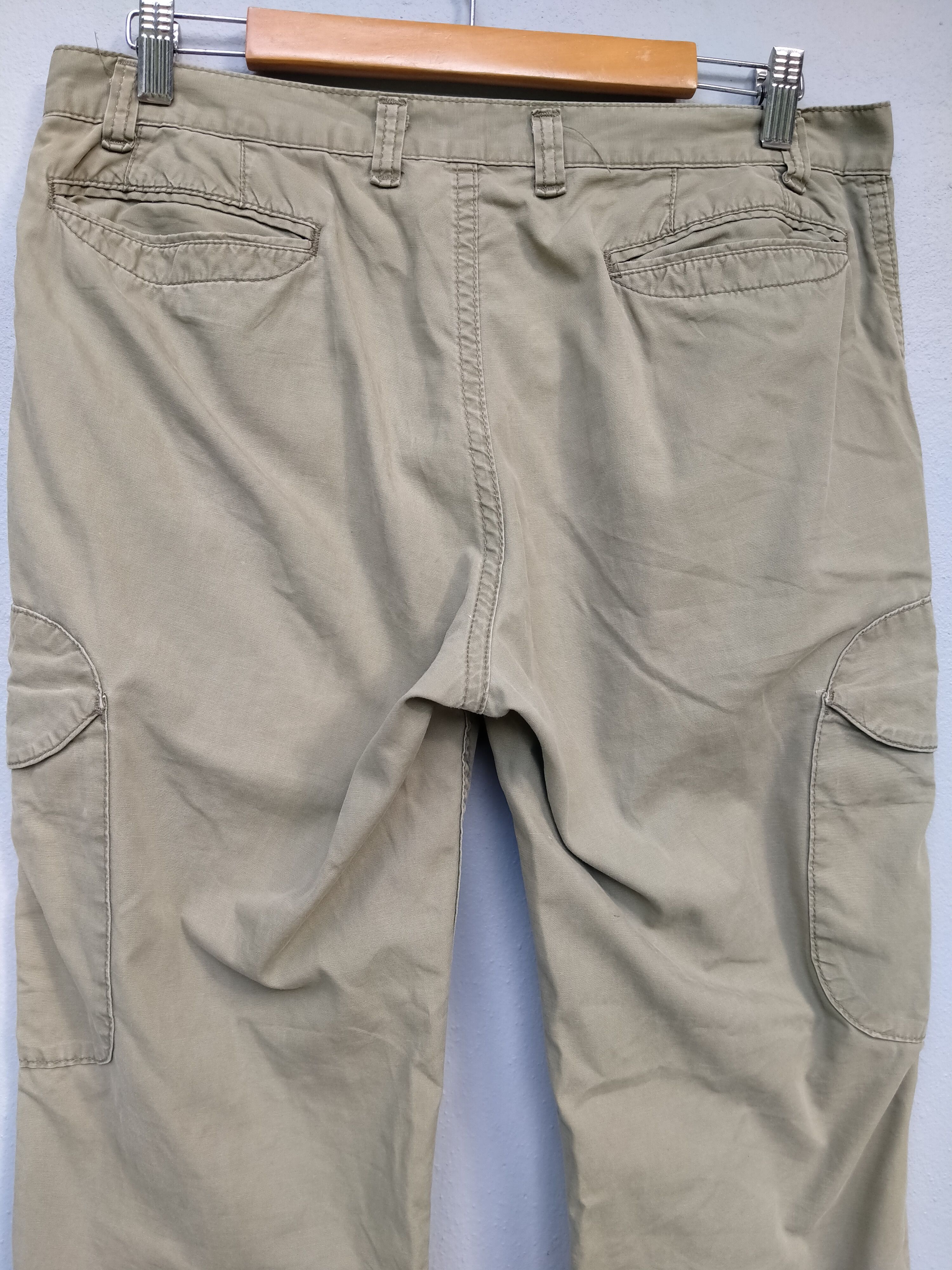 Denime Japanese Brand Denime Military Cargo Trouser Pant Size US 33 - 9 Thumbnail