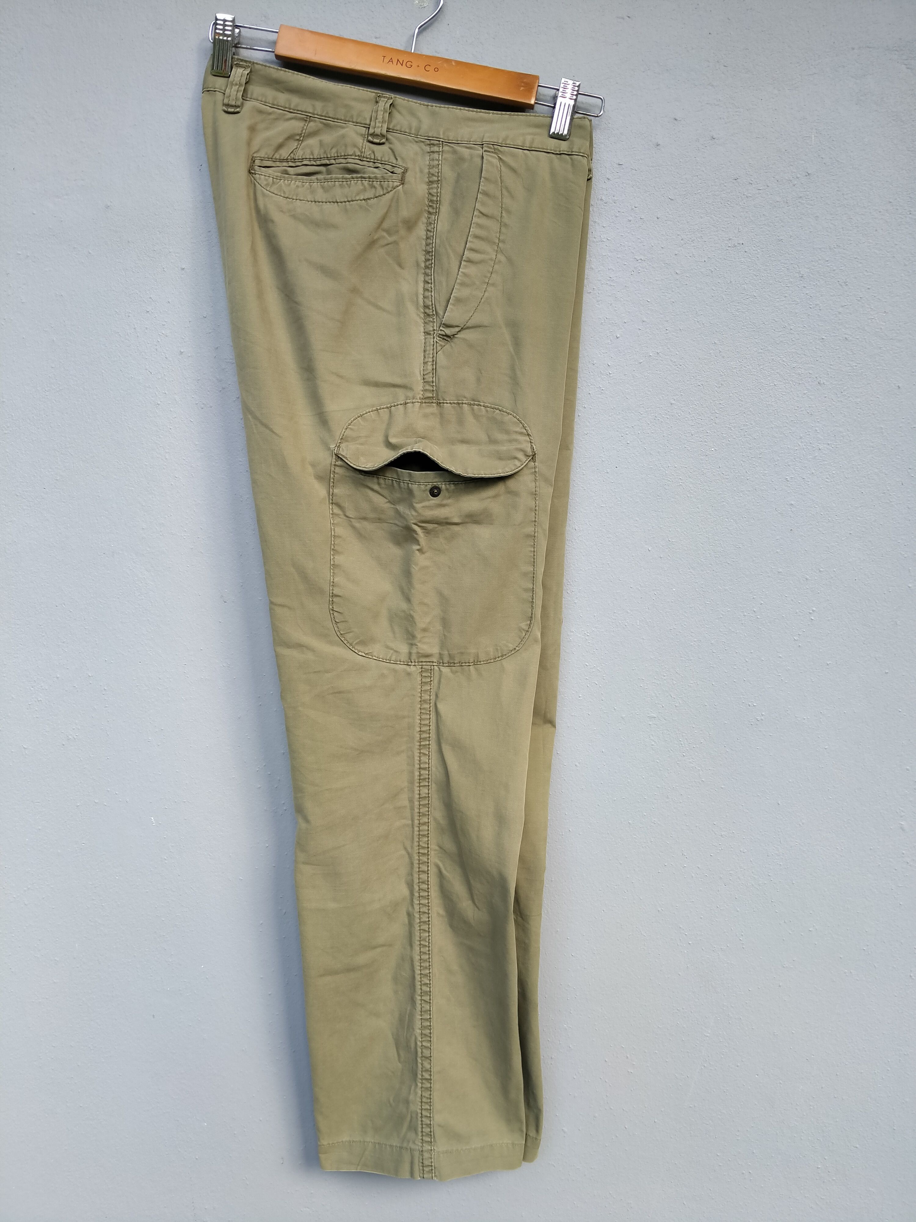 Denime Japanese Brand Denime Military Cargo Trouser Pant Size US 33 - 5 Thumbnail