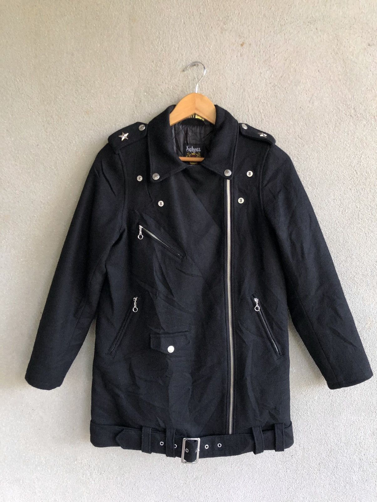 Schott Schott Double Collar Wool Jacket Size M / US 6-8 / IT 42-44 - 2 Thumbnail