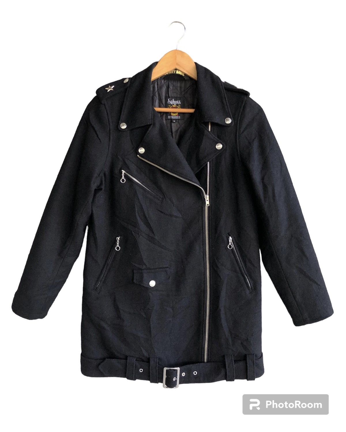 Schott Schott Double Collar Wool Jacket Size M / US 6-8 / IT 42-44 - 1 Thumbnail