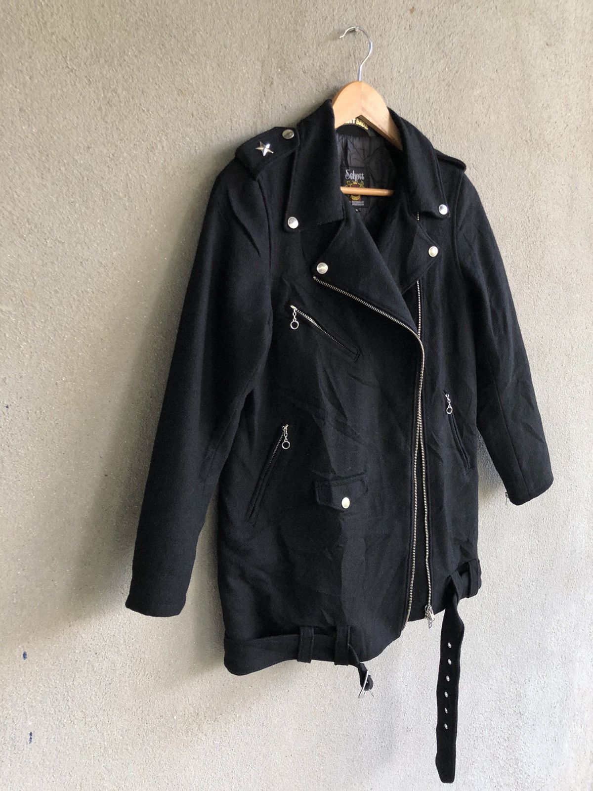 Schott Schott Double Collar Wool Jacket Size M / US 6-8 / IT 42-44 - 5 Thumbnail