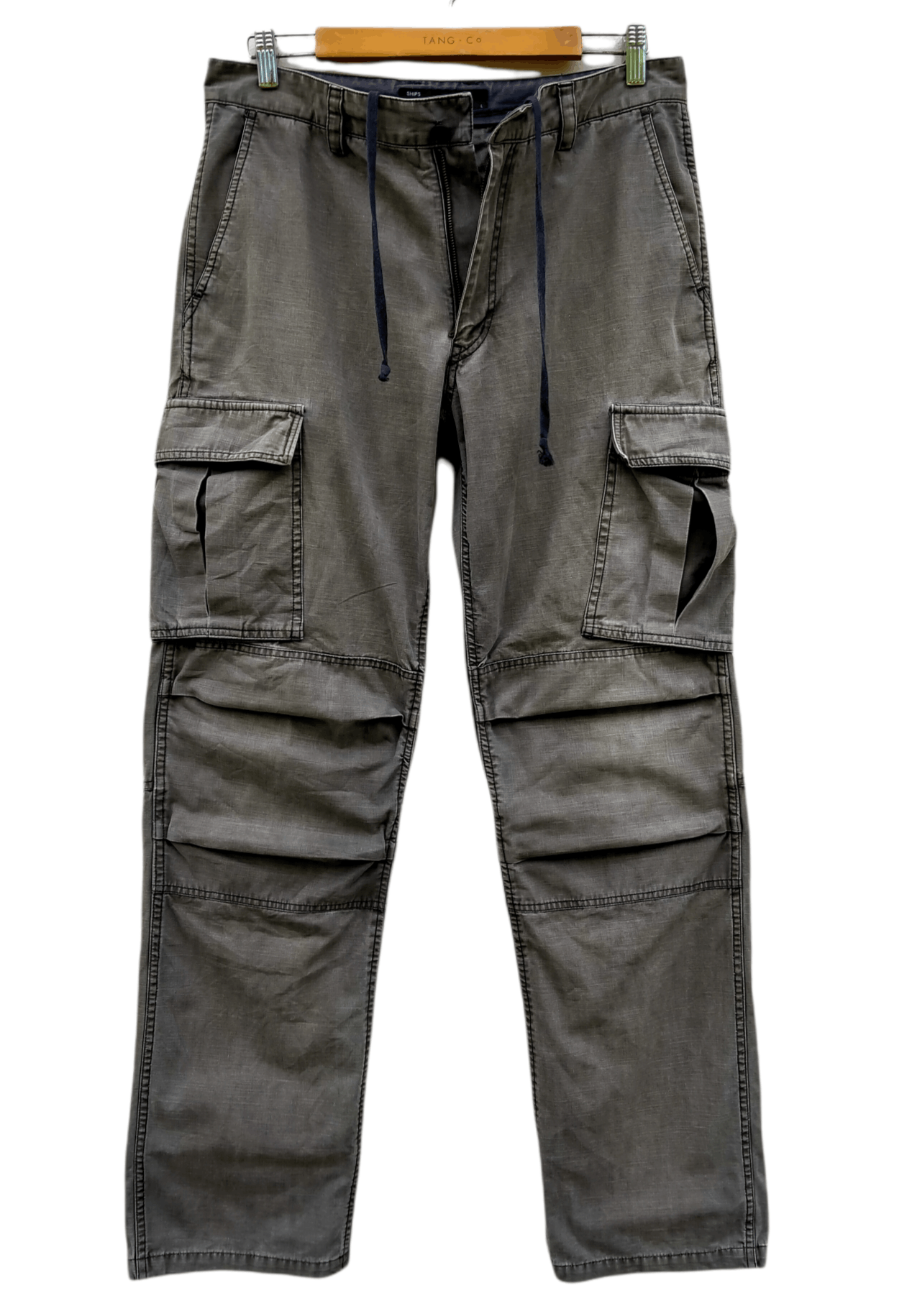 SHIPS Japanese Brand Ship Cargo Parachute Trousers Pant Size US 35 - 1 Thumbnail