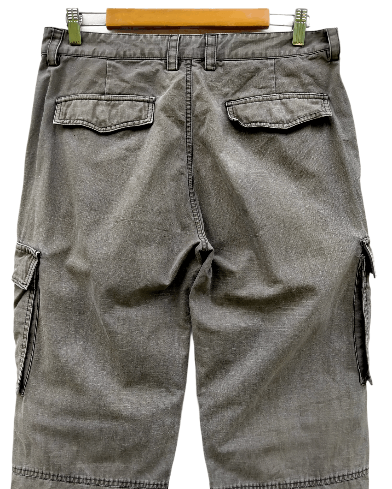 SHIPS Japanese Brand Ship Cargo Parachute Trousers Pant Size US 35 - 7 Thumbnail