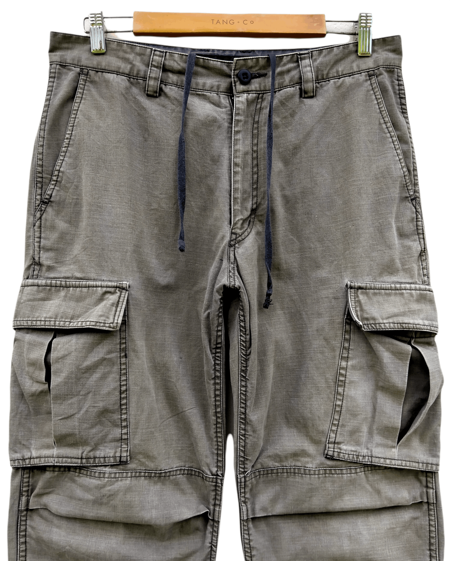 SHIPS Japanese Brand Ship Cargo Parachute Trousers Pant Size US 35 - 4 Thumbnail