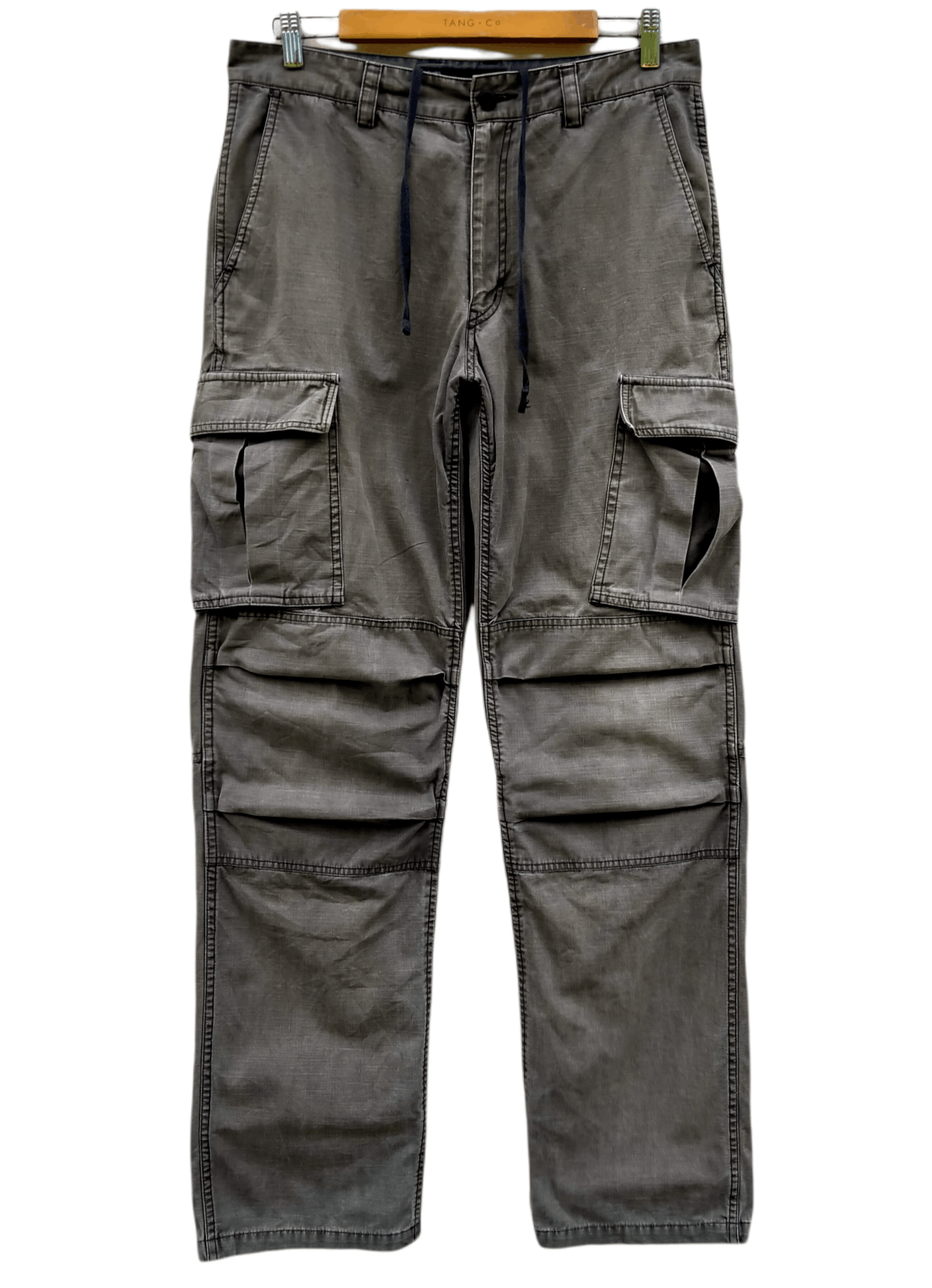 SHIPS Japanese Brand Ship Cargo Parachute Trousers Pant Size US 35 - 2 Thumbnail