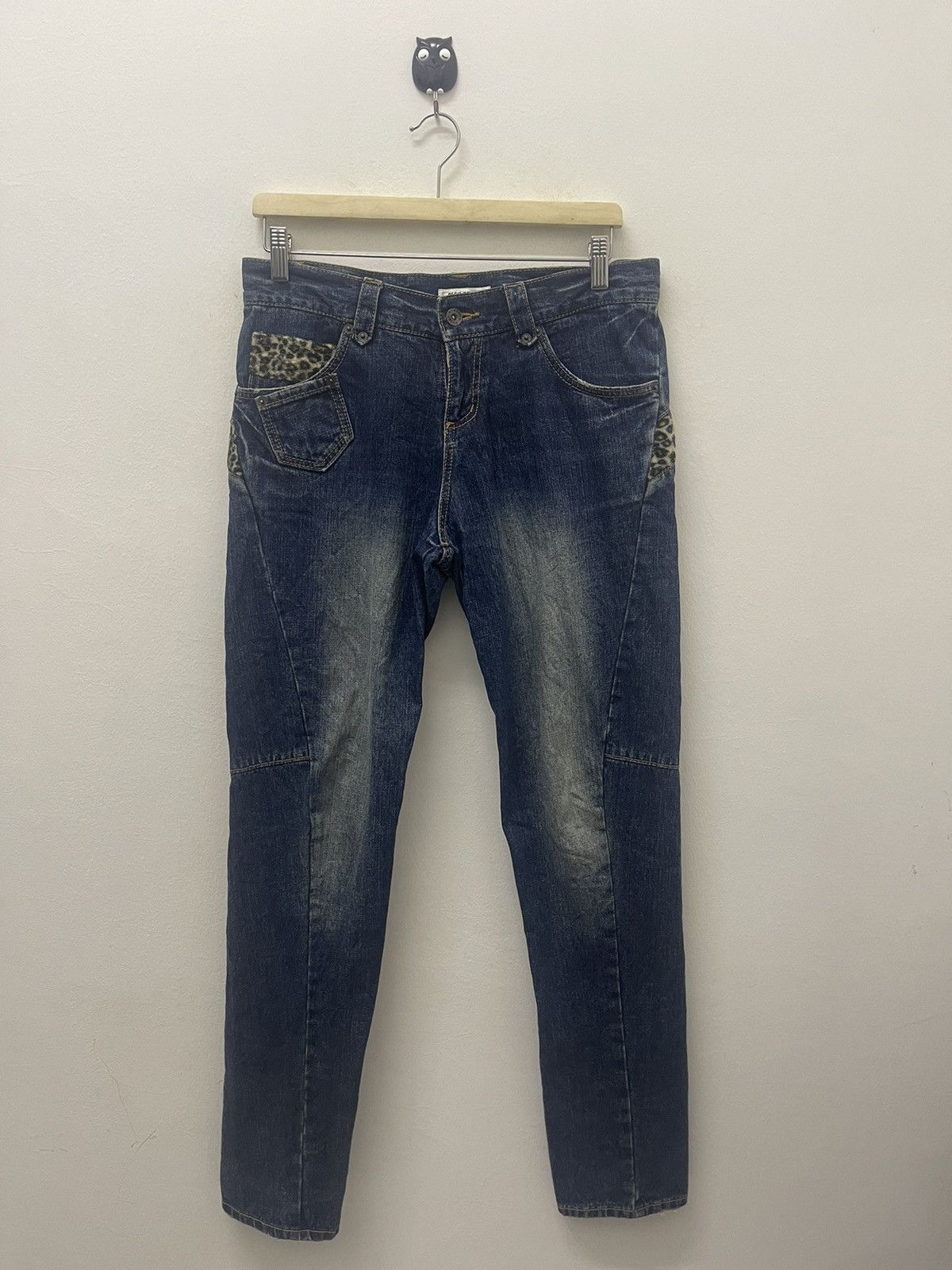 Japanese Brand Rare Vintage CLEF DE SOL Leopard Lgb Ifsixwasnine Style Size US 32 / EU 48 - 4 Thumbnail