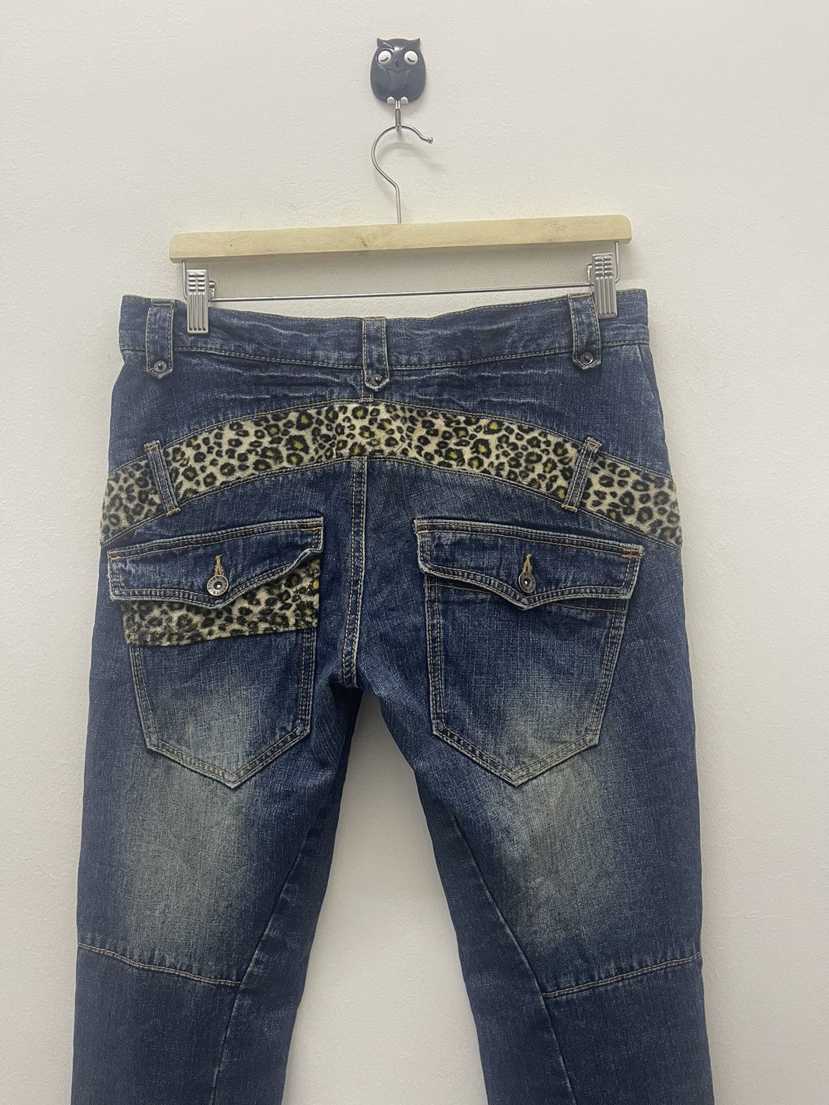 Japanese Brand Rare Vintage CLEF DE SOL Leopard Lgb Ifsixwasnine Style Size US 32 / EU 48 - 2 Thumbnail