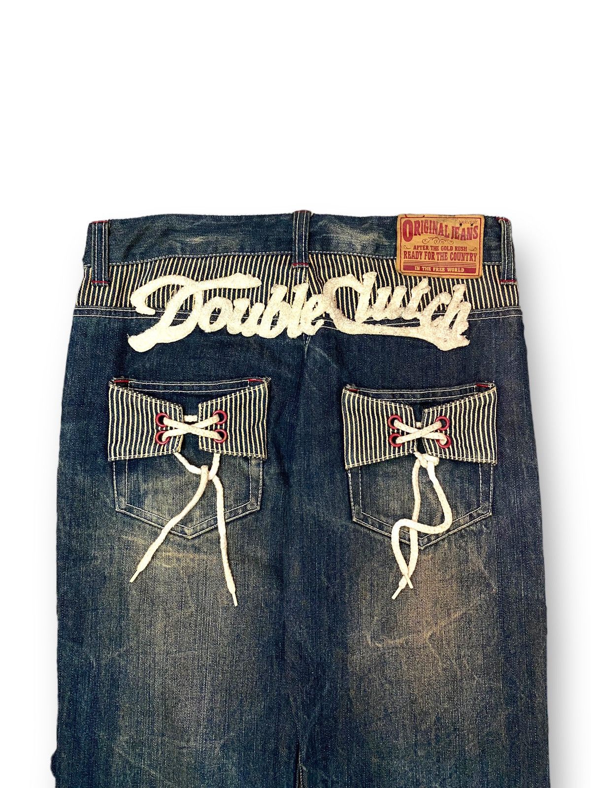 Double Clutch Japan Brand Washed Clawn Mark Shoes Pocket