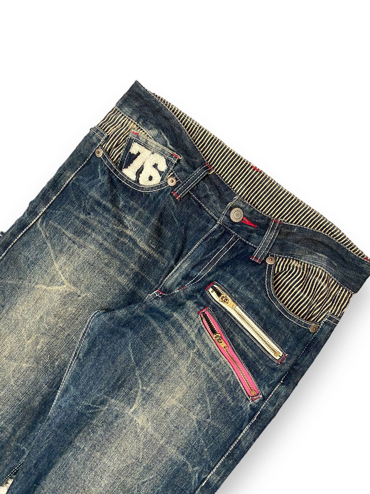 Double Clutch Japan Brand Washed Clawn Mark Shoes Pocket
