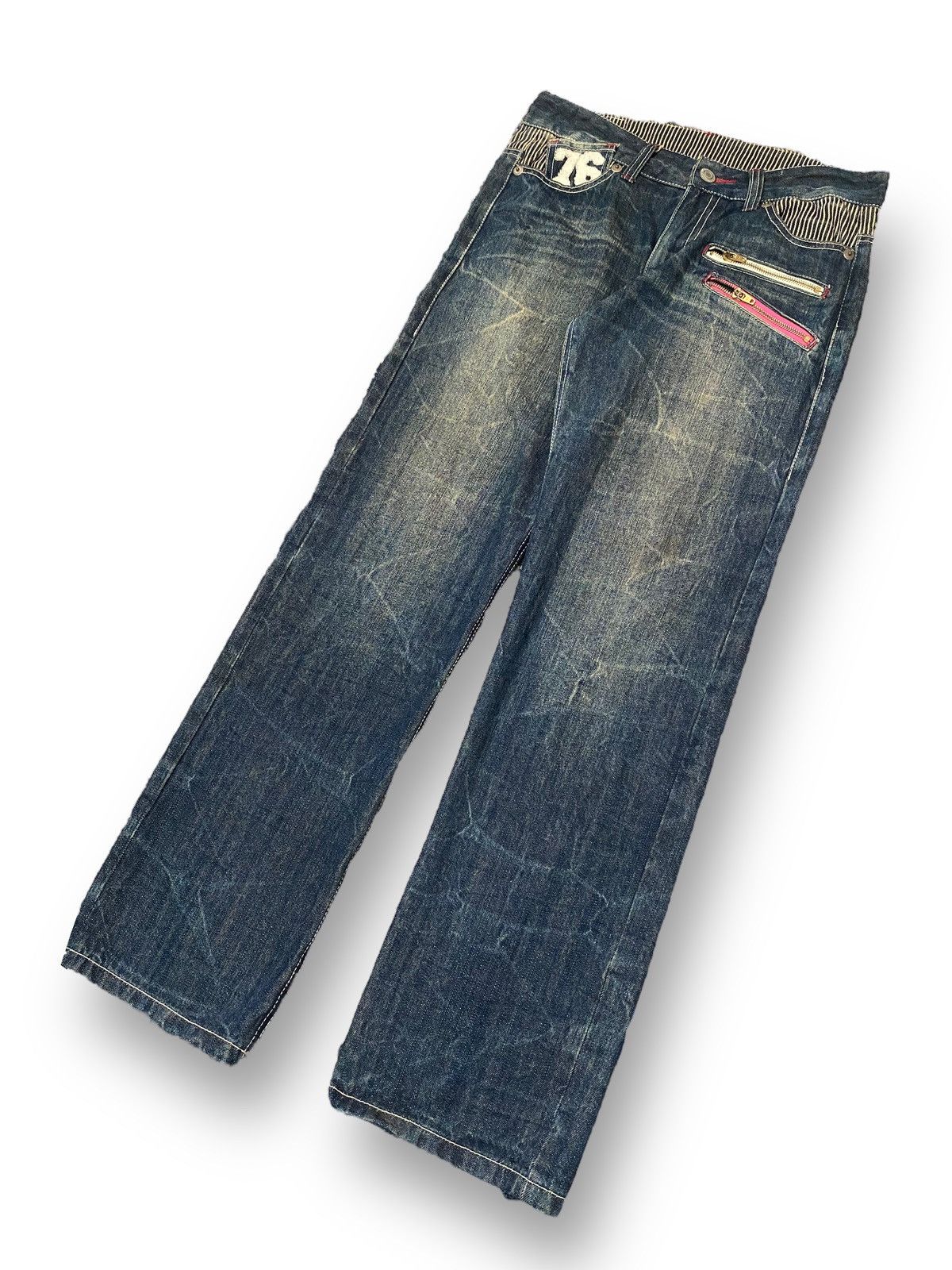 Double Clutch Japan Brand Washed Clawn Mark Shoes Pocket