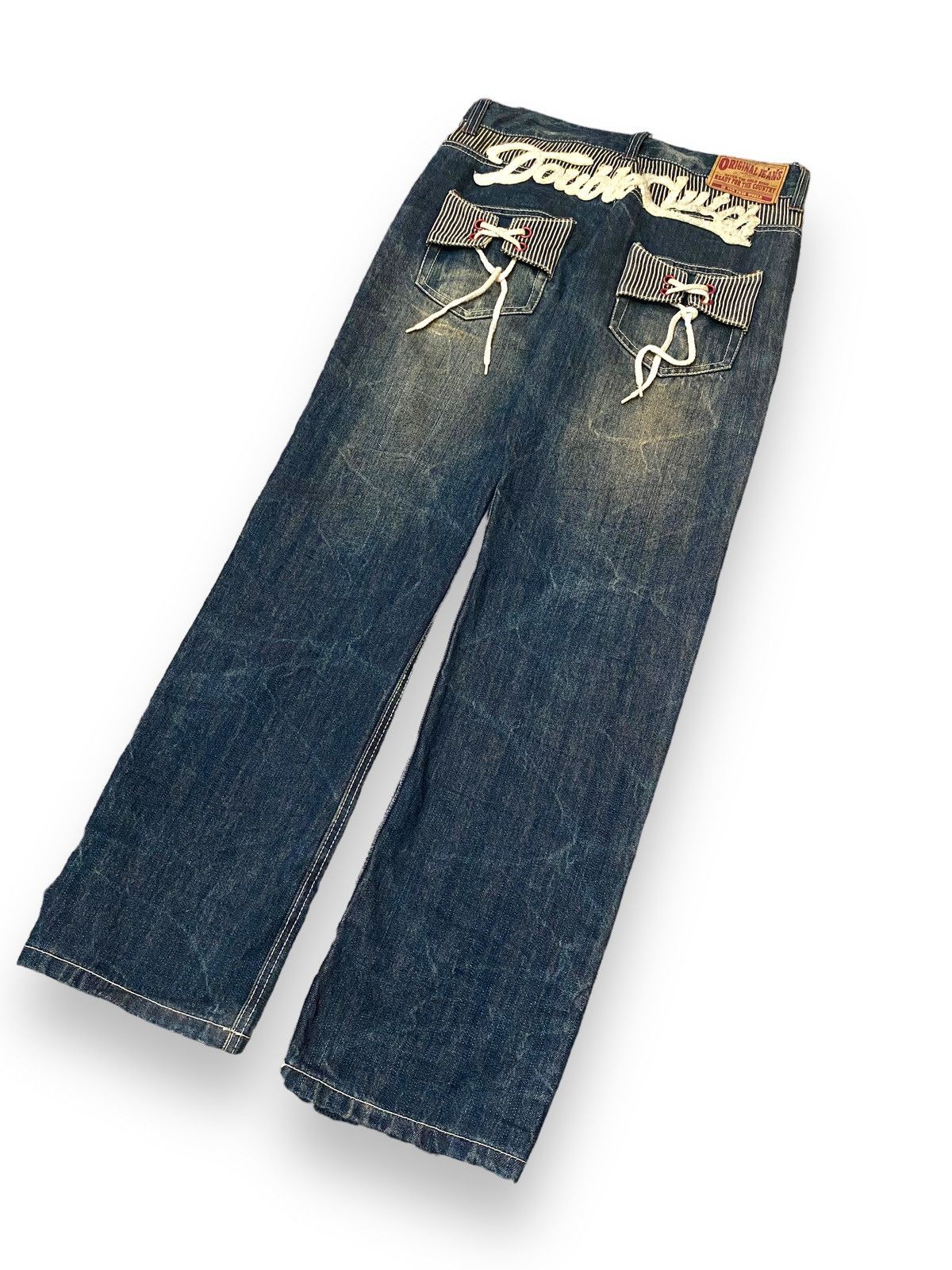 Double Clutch Japan Brand Washed Clawn Mark Shoes Pocket
