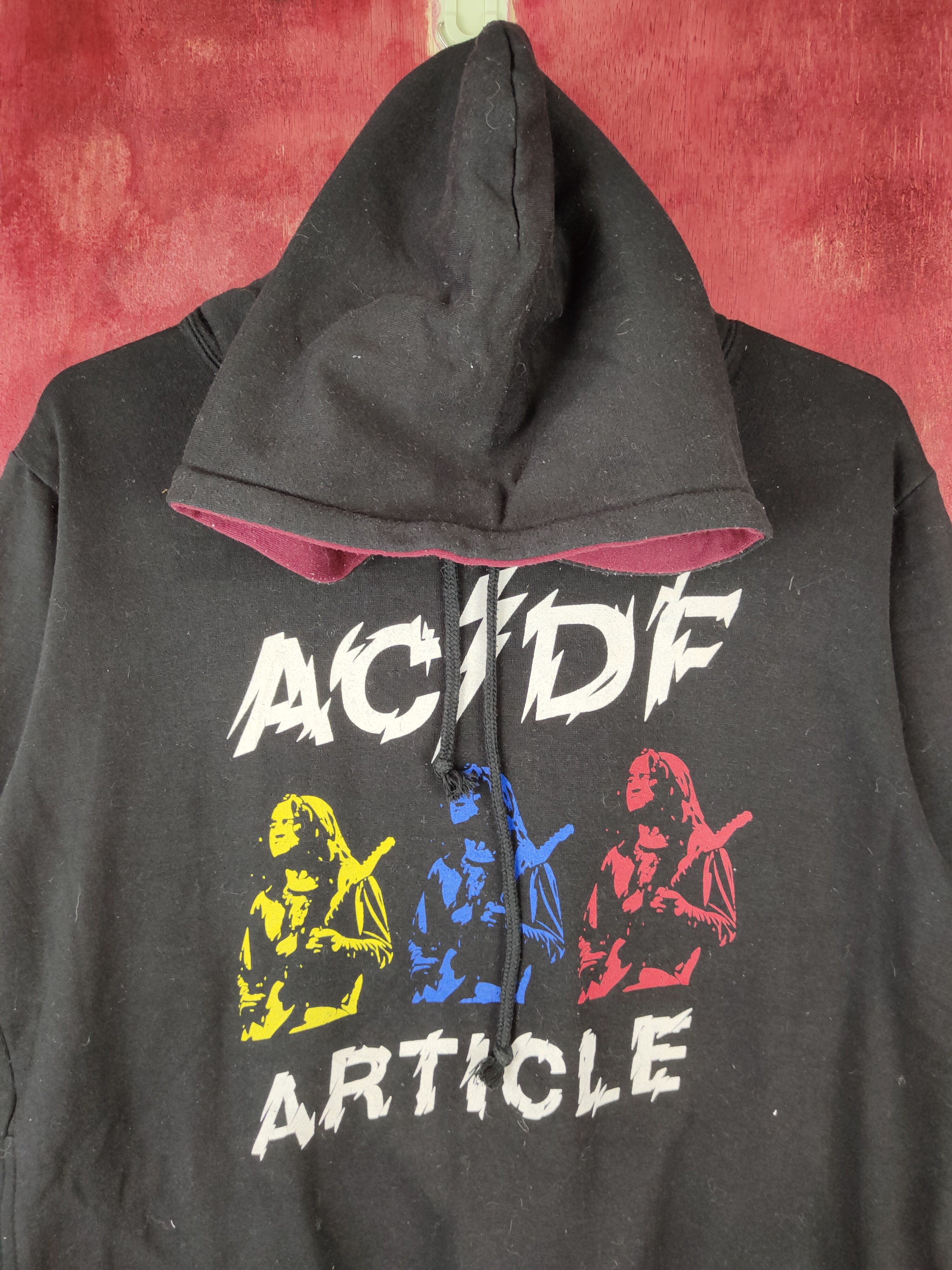 Band Tees Double Focus-ACDF Article Black Hoodie Sweatshirt #5333 Size US M / EU 48-50 / 2 - 2 Thumbnail