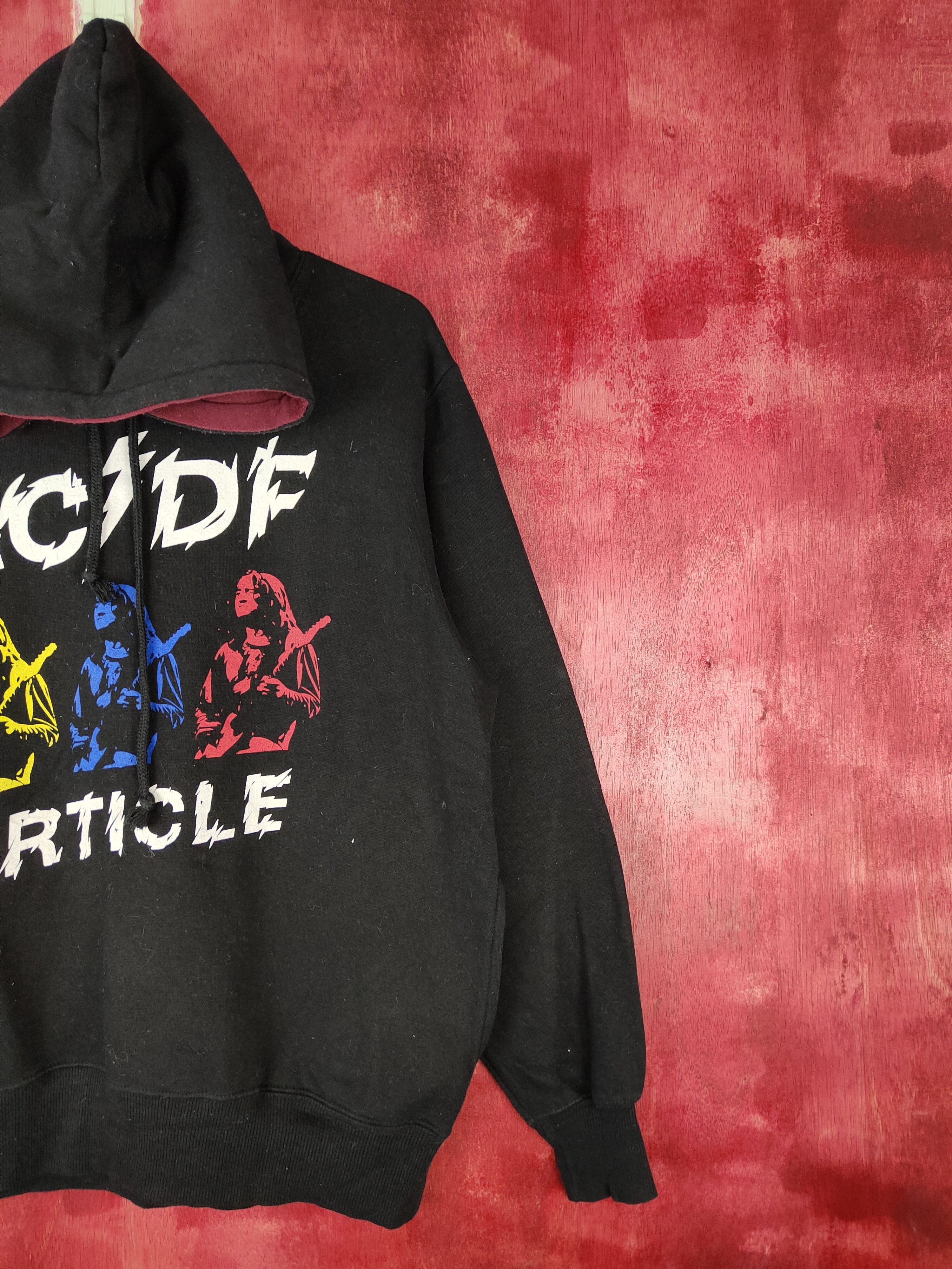 Band Tees Double Focus-ACDF Article Black Hoodie Sweatshirt #5333 Size US M / EU 48-50 / 2 - 7 Thumbnail