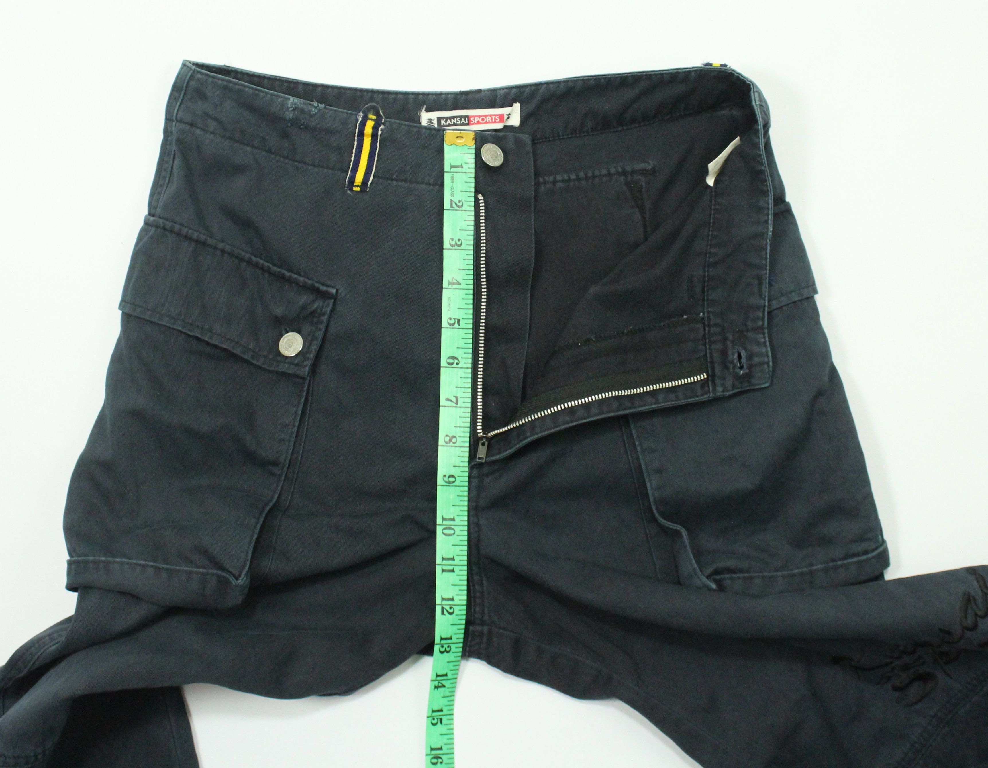 JNCO × Kansai Yamamoto × Stussy Vintage KANSAI YAMAMOTO Pants Monkey Pants Skater Army Size US 29 - 18 Thumbnail