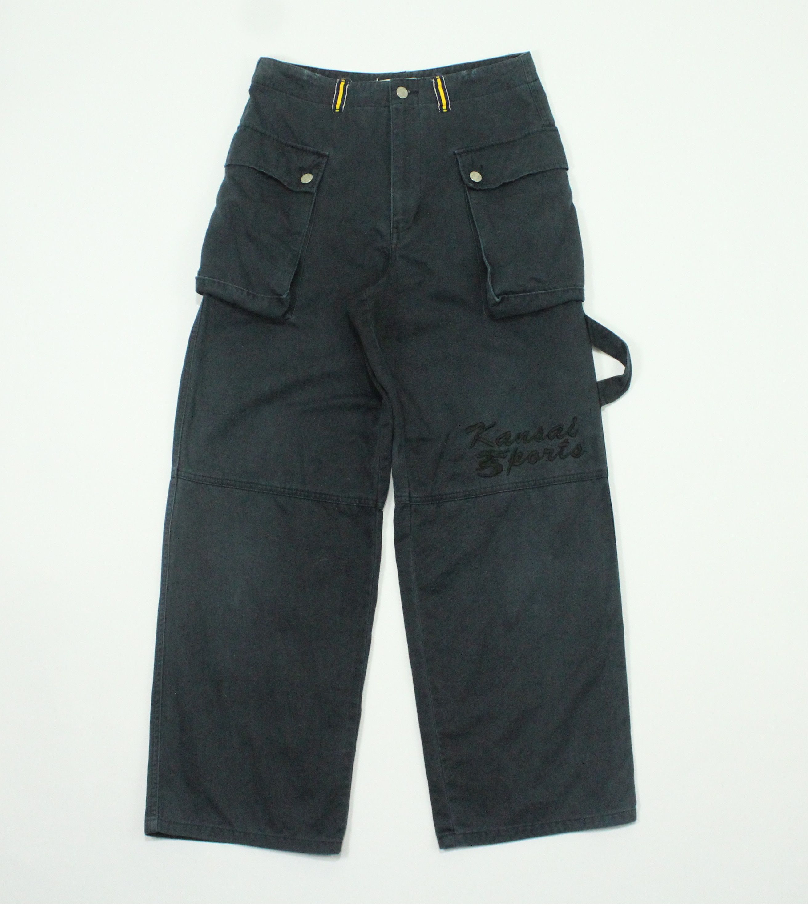 JNCO × Kansai Yamamoto × Stussy Vintage KANSAI YAMAMOTO Pants Monkey Pants Skater Army Size US 29 - 1 Thumbnail