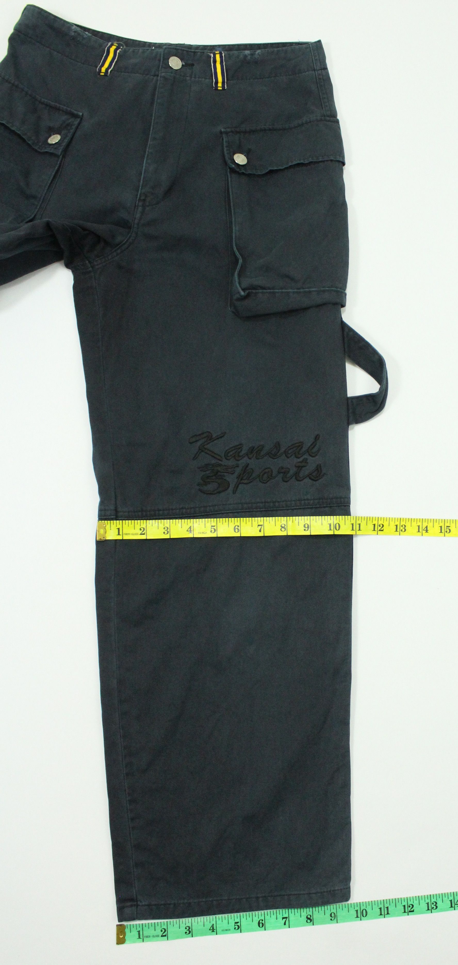 JNCO × Kansai Yamamoto × Stussy Vintage KANSAI YAMAMOTO Pants Monkey Pants Skater Army Size US 29 - 20 Thumbnail
