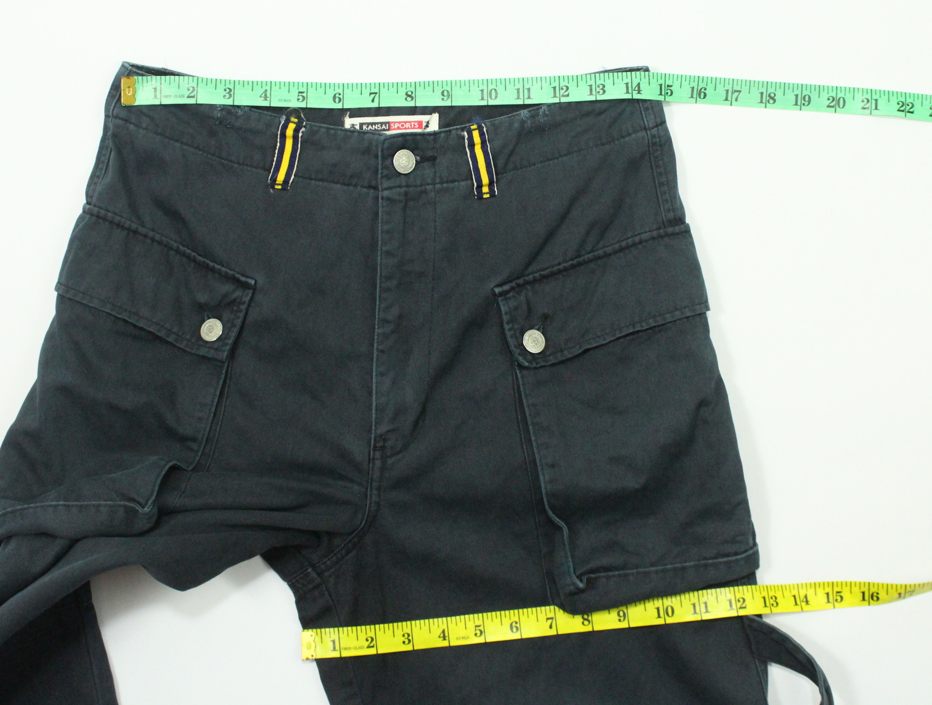 JNCO × Kansai Yamamoto × Stussy Vintage KANSAI YAMAMOTO Pants Monkey Pants Skater Army Size US 29 - 17 Thumbnail