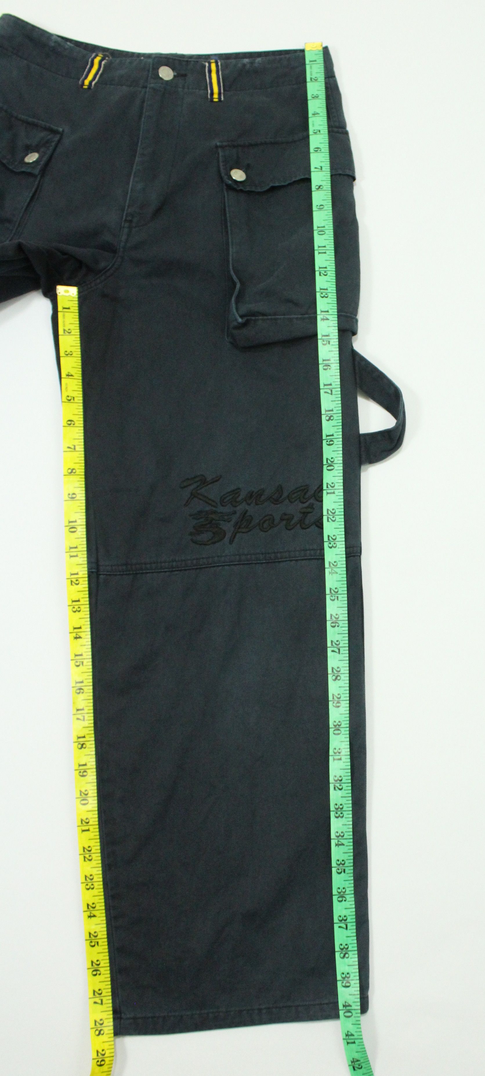 JNCO × Kansai Yamamoto × Stussy Vintage KANSAI YAMAMOTO Pants Monkey Pants Skater Army Size US 29 - 19 Thumbnail