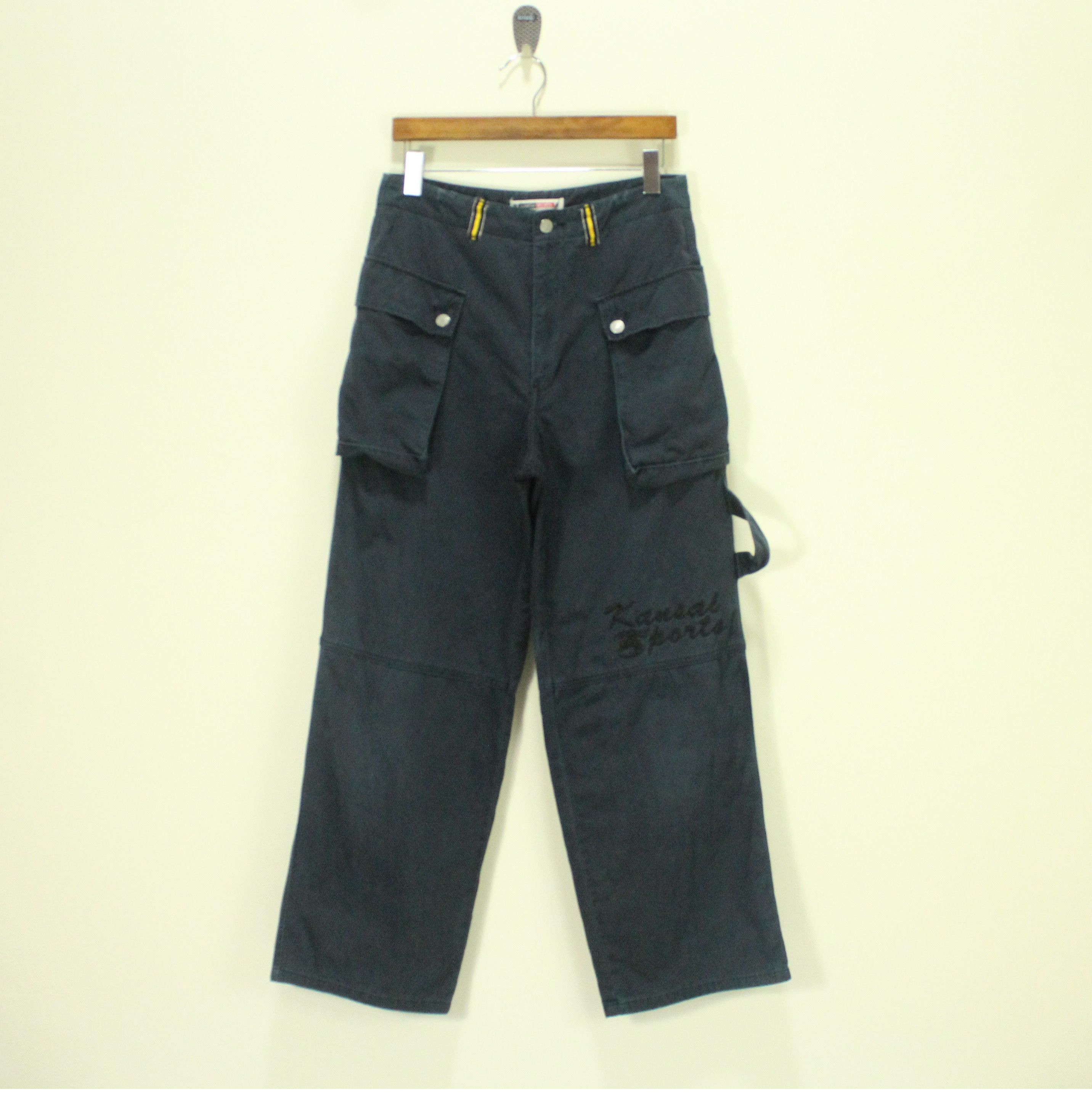 JNCO × Kansai Yamamoto × Stussy Vintage KANSAI YAMAMOTO Pants Monkey Pants Skater Army Size US 29 - 3 Thumbnail