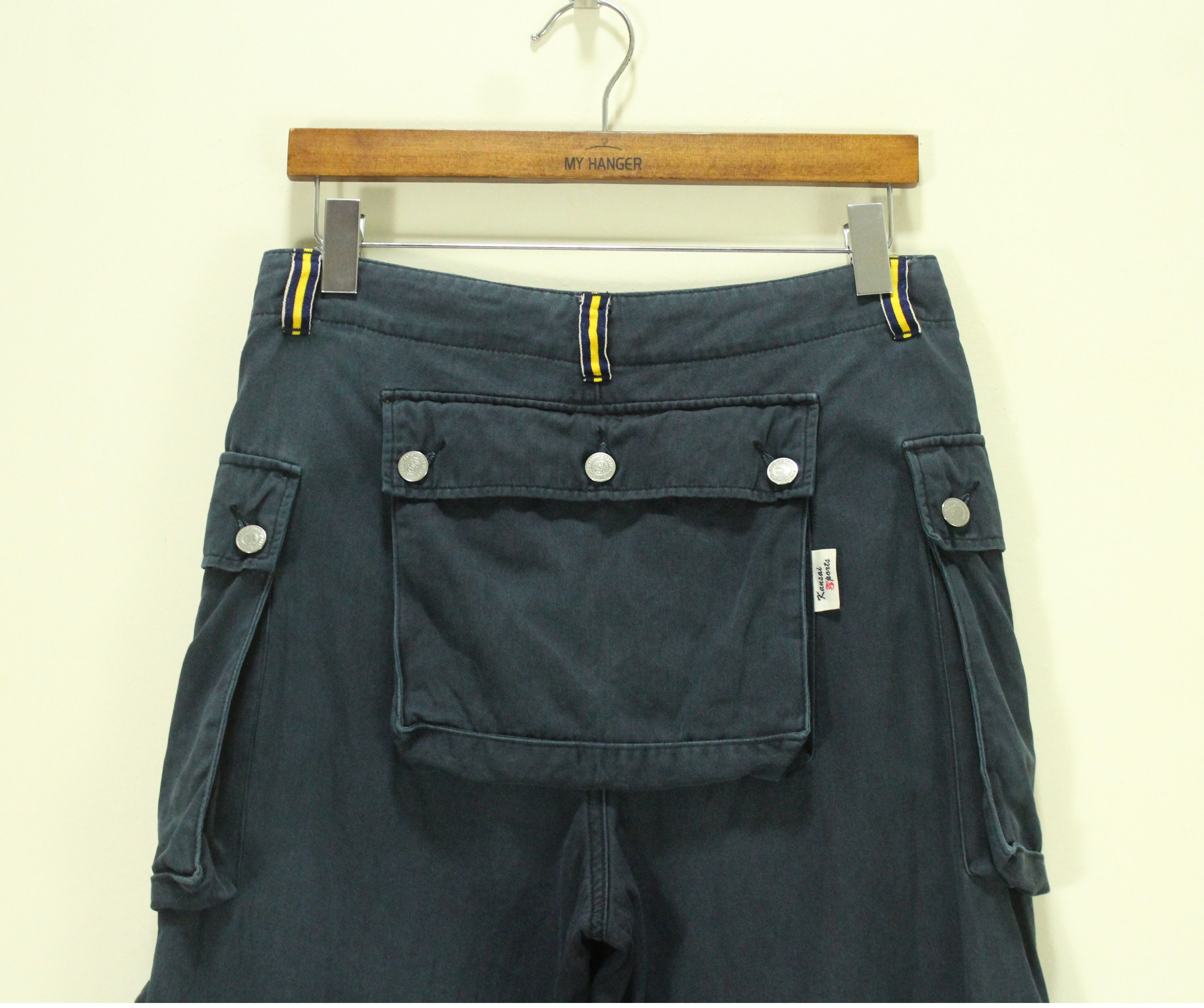 JNCO × Kansai Yamamoto × Stussy Vintage KANSAI YAMAMOTO Pants Monkey Pants Skater Army Size US 29 - 8 Thumbnail