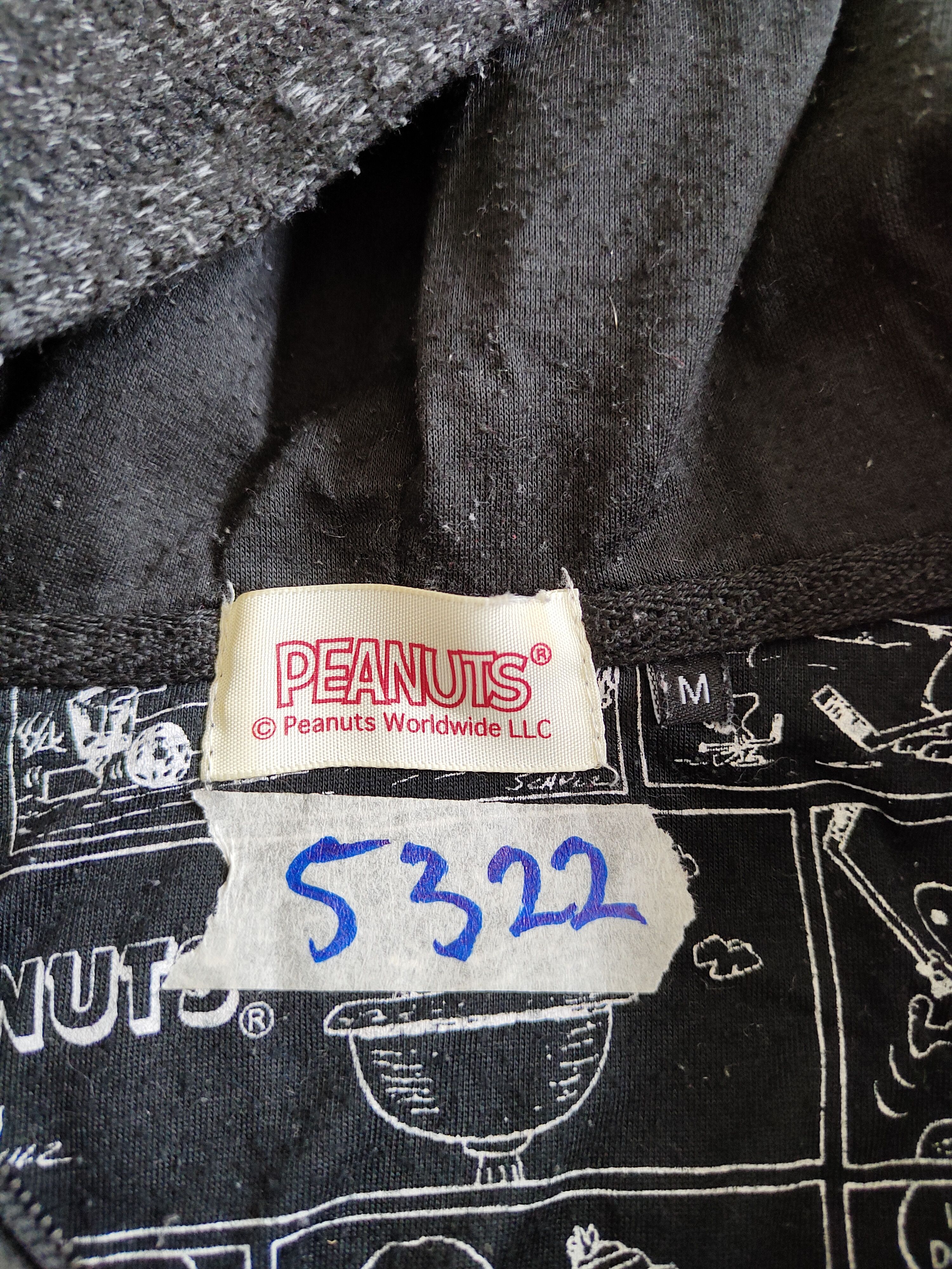 Peanuts Peanuts Black Hoodie Sweater #5322 Size US M / EU 48-50 / 2 - 12 Thumbnail