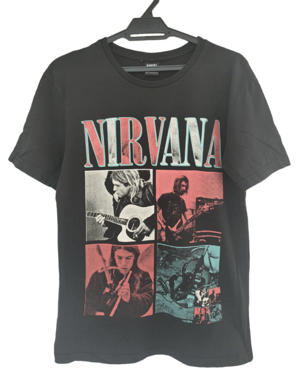 image of Band Tees x Nirvana 2015 Nirvana Band T in Black, Men's (Size XS)