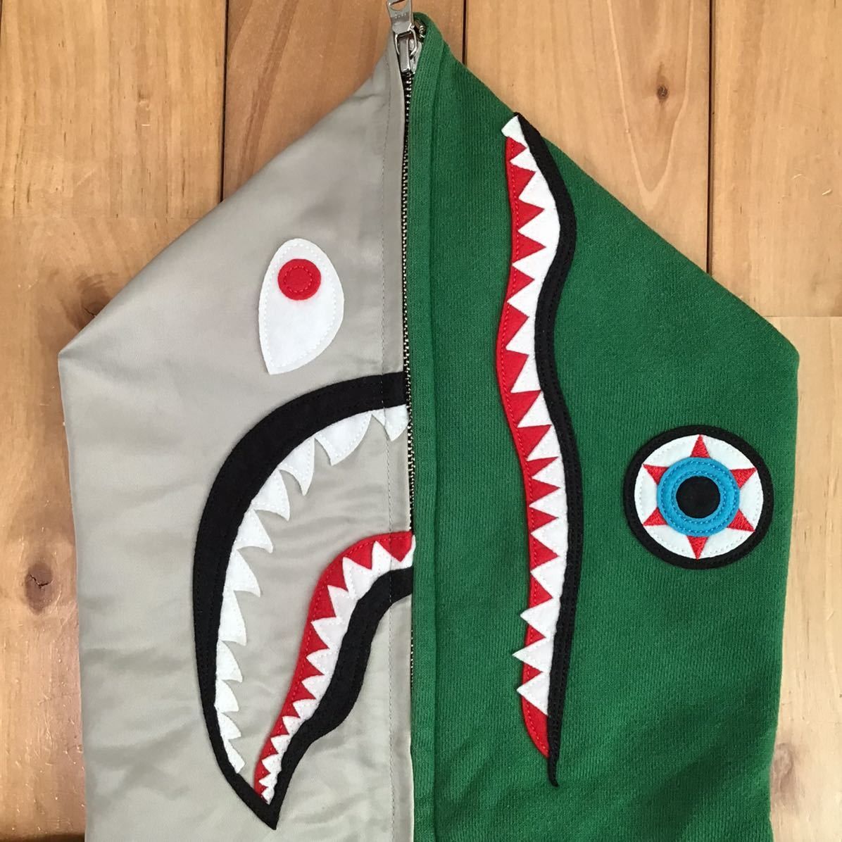 Ambush Design × Bape BAPE × AMBUSH Alligator Shark full zip hoodie Size US S / EU 44-46 / 1 - 2 Thumbnail