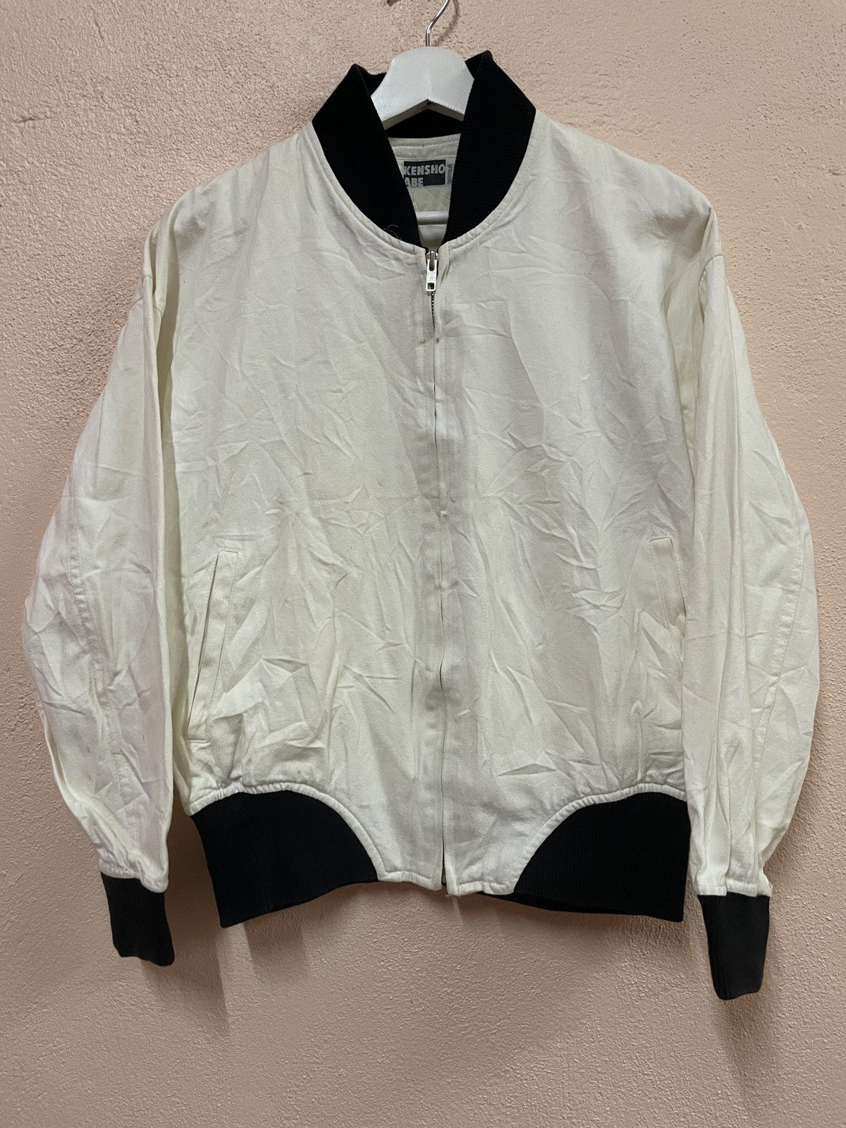 Designer × Kensho Abe Vintage Kensho Abe Japanese Designer Bomber jacket workwear Size US M / EU 48-50 / 2 - 3 Thumbnail