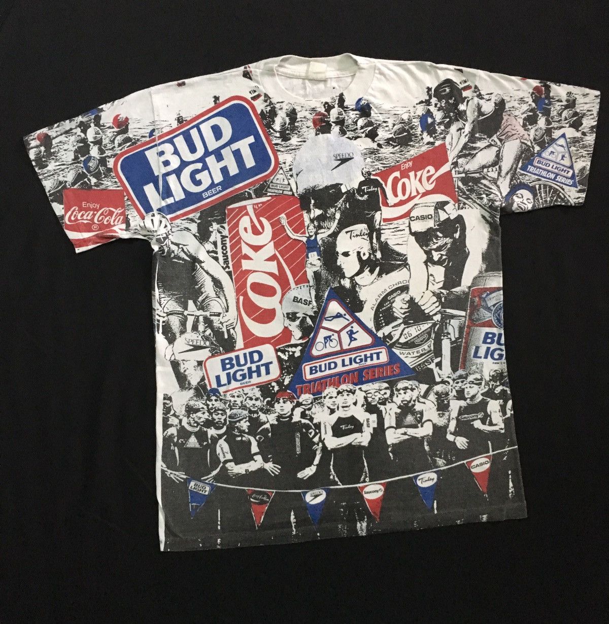 Coca Cola × Vintage 🔥GRAILED!! COCA COLA x SPEDO x BUDD LIGHT BEER Size US XL / EU 56 / 4 - 2 Thumbnail