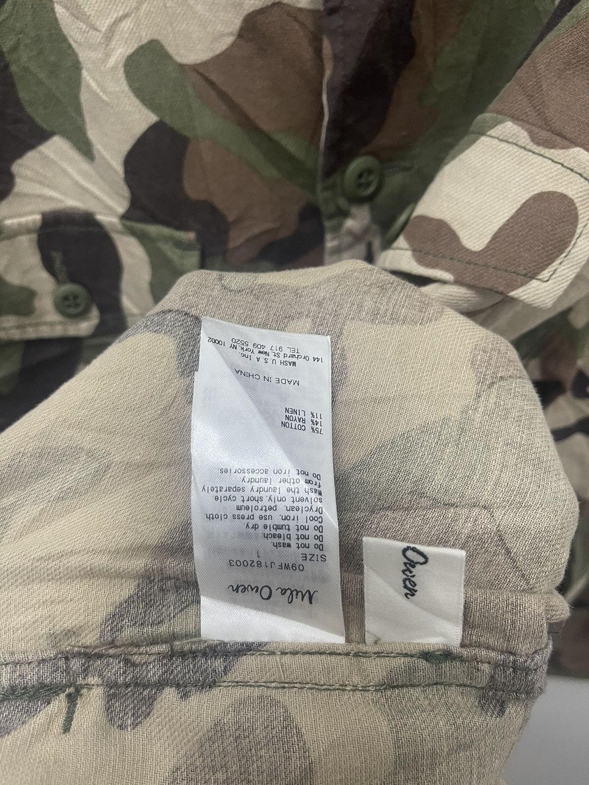 Japanese Brand Rare Vintage MILA OWEN Camo Size M / US 6-8 / IT 42-44 - 8 Thumbnail