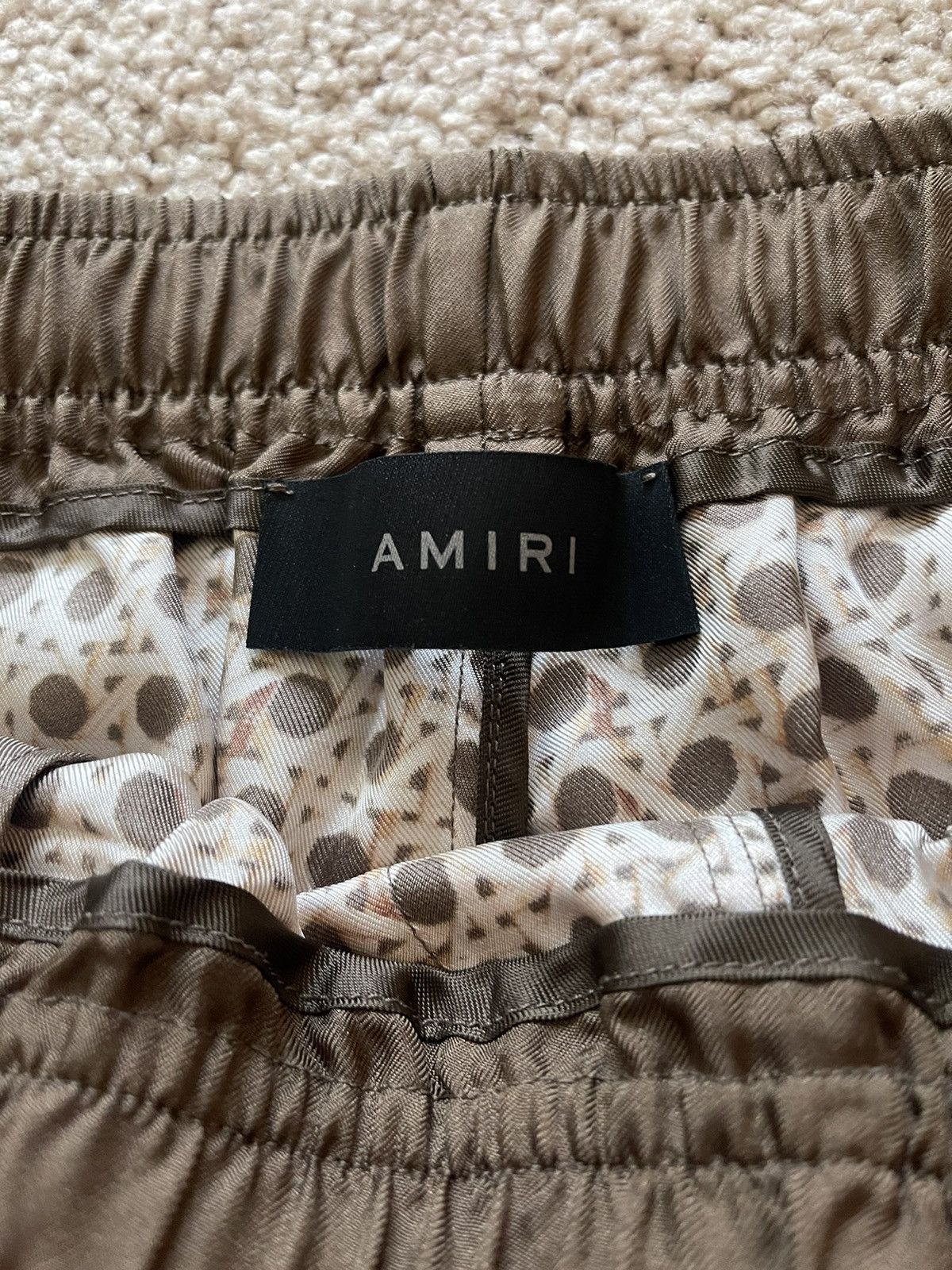 Amiri Amiri Brown Silk Shorts Size US 36 / EU 52 - 3 Thumbnail