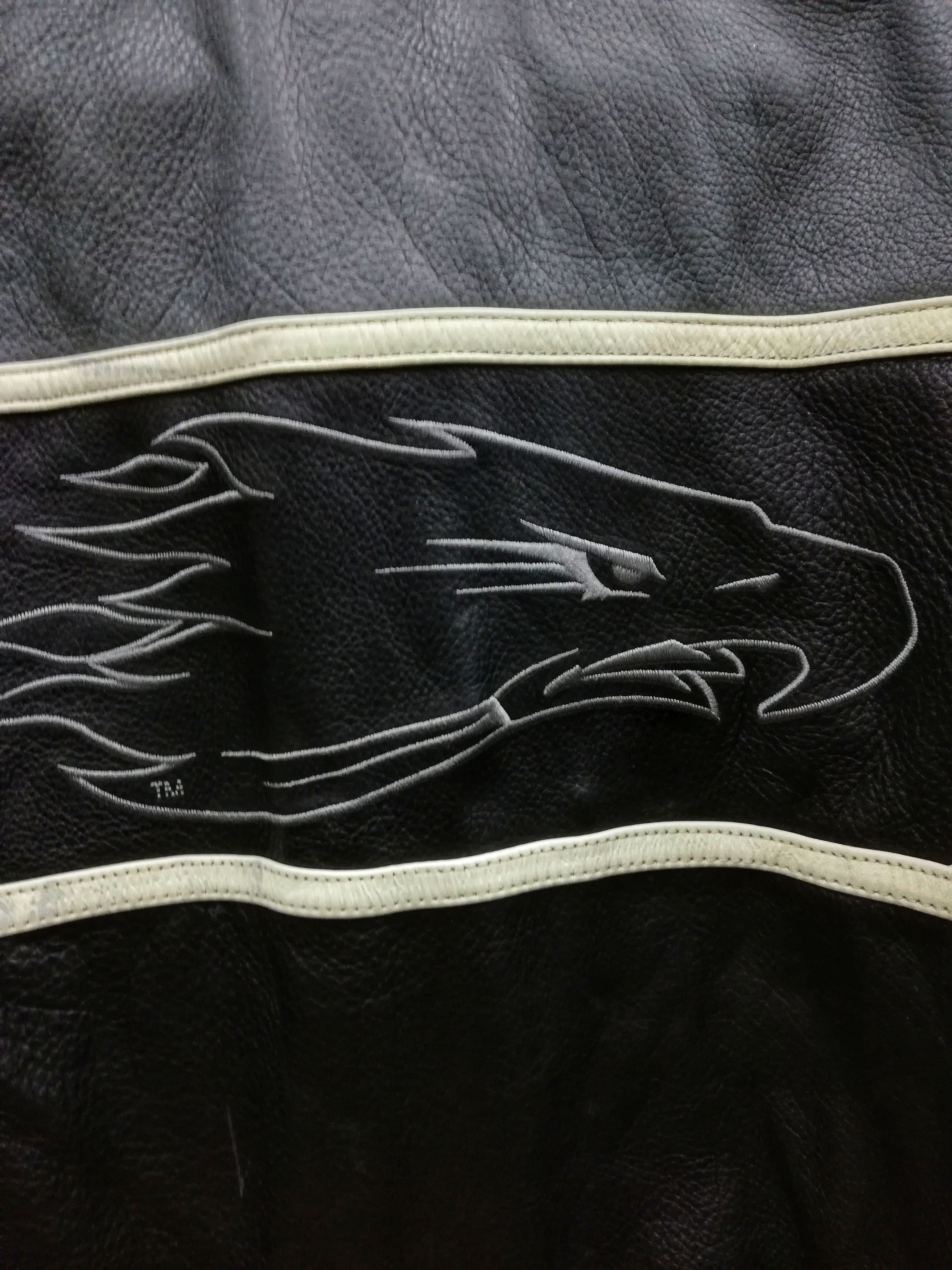 Harley Davidson × Sports Specialties 🔥Harley Davidson Big Logo Genuine Leather Jacket 🔥 Size US L / EU 52-54 / 3 - 12 Thumbnail